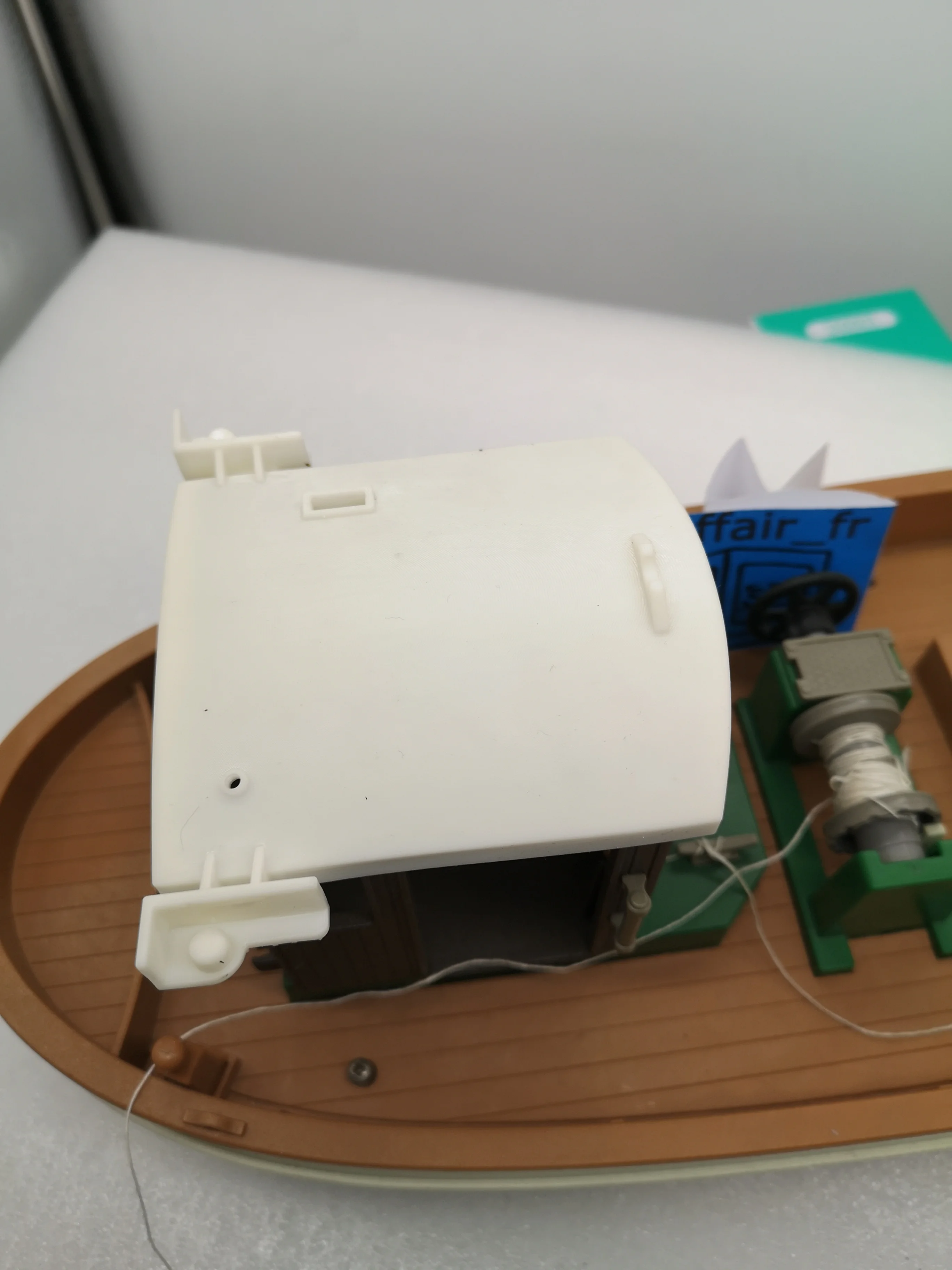 3551 Custom compatible Playmobil en 3D - 1 toit bateau Suzanne