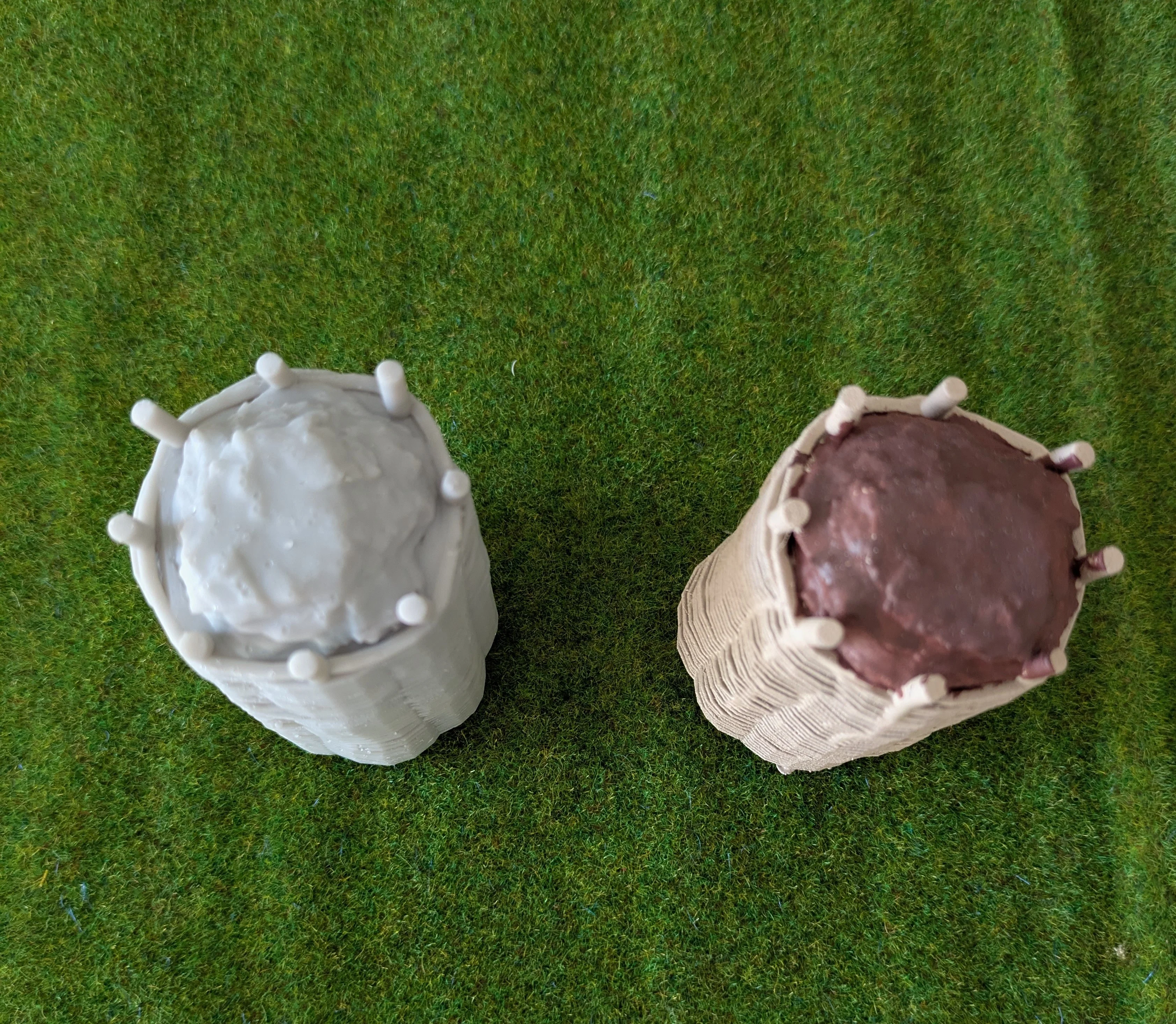 Custom Playmobil ACW 3D - 1 grande redoute - fortification - rempart