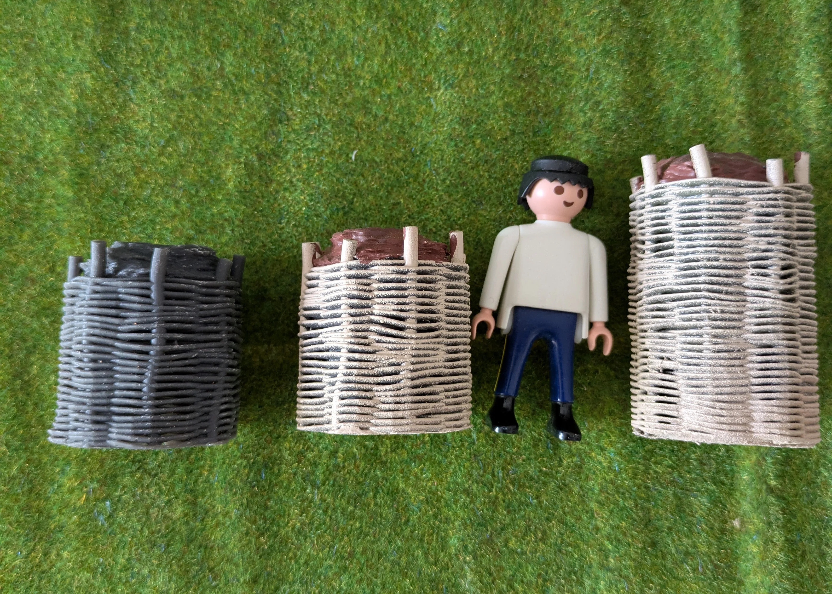 Custom Playmobil ACW 3D - 1 petite redoute - fortification - rempart