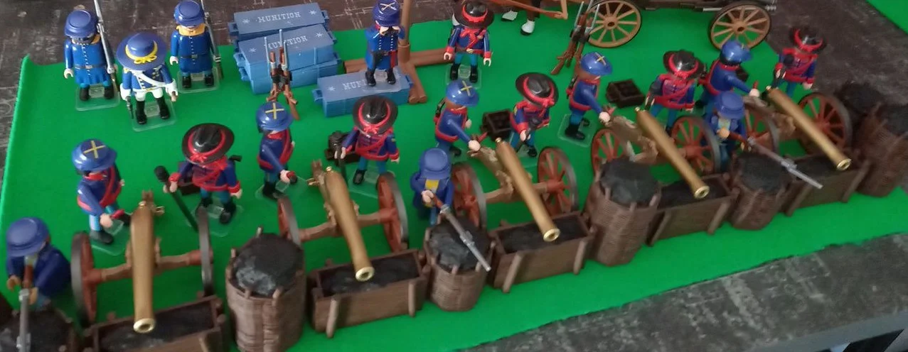 Custom Playmobil ACW 3D - 1 petite redoute - fortification - rempart