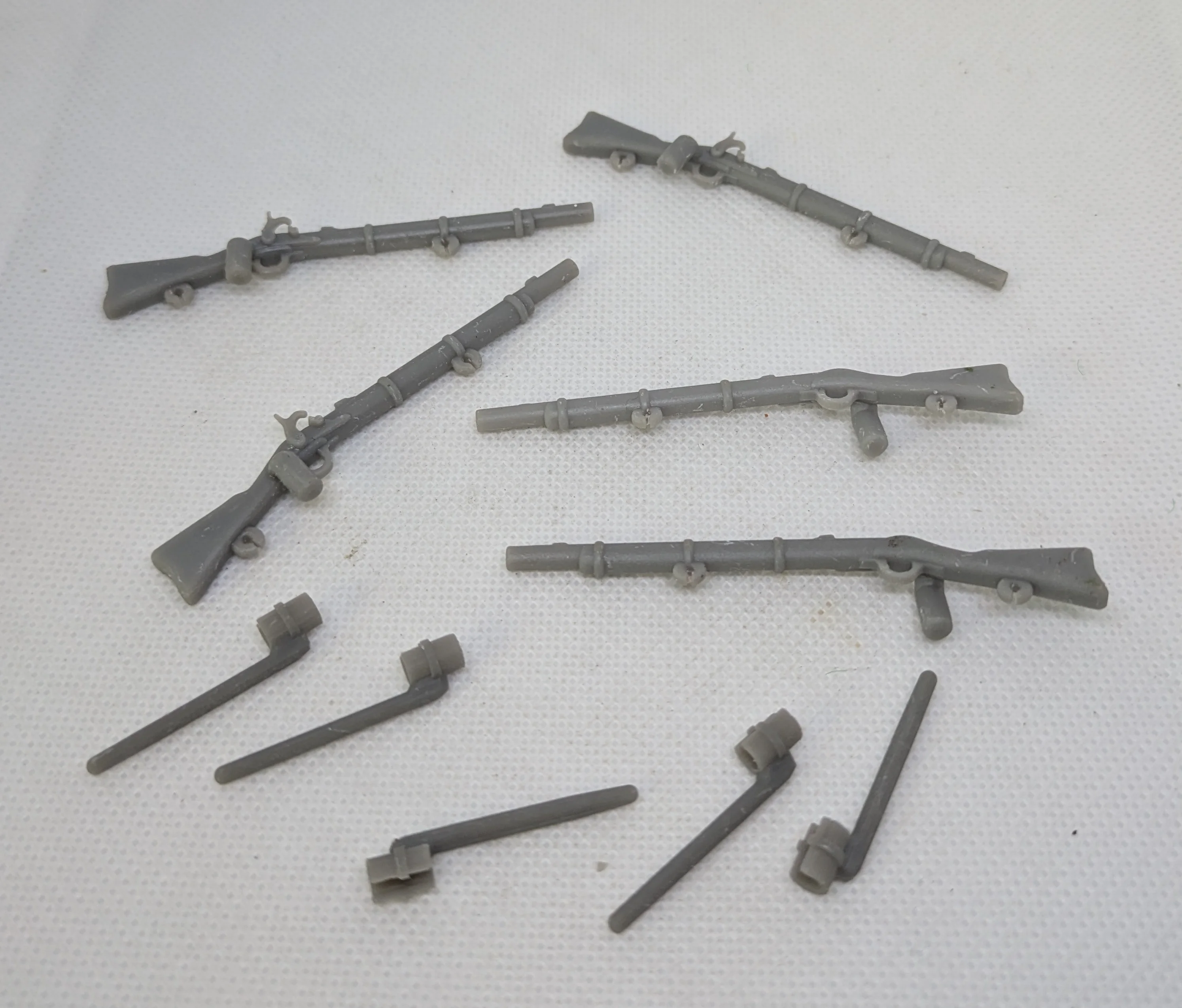 Custom Playmobil ACW en impression 3D - Lot 5 fusils Springfield + baïonnettes