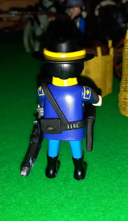 Custom Playmobil ACW en impression 3D - Nordiste soldat cavalerie - harnais 10