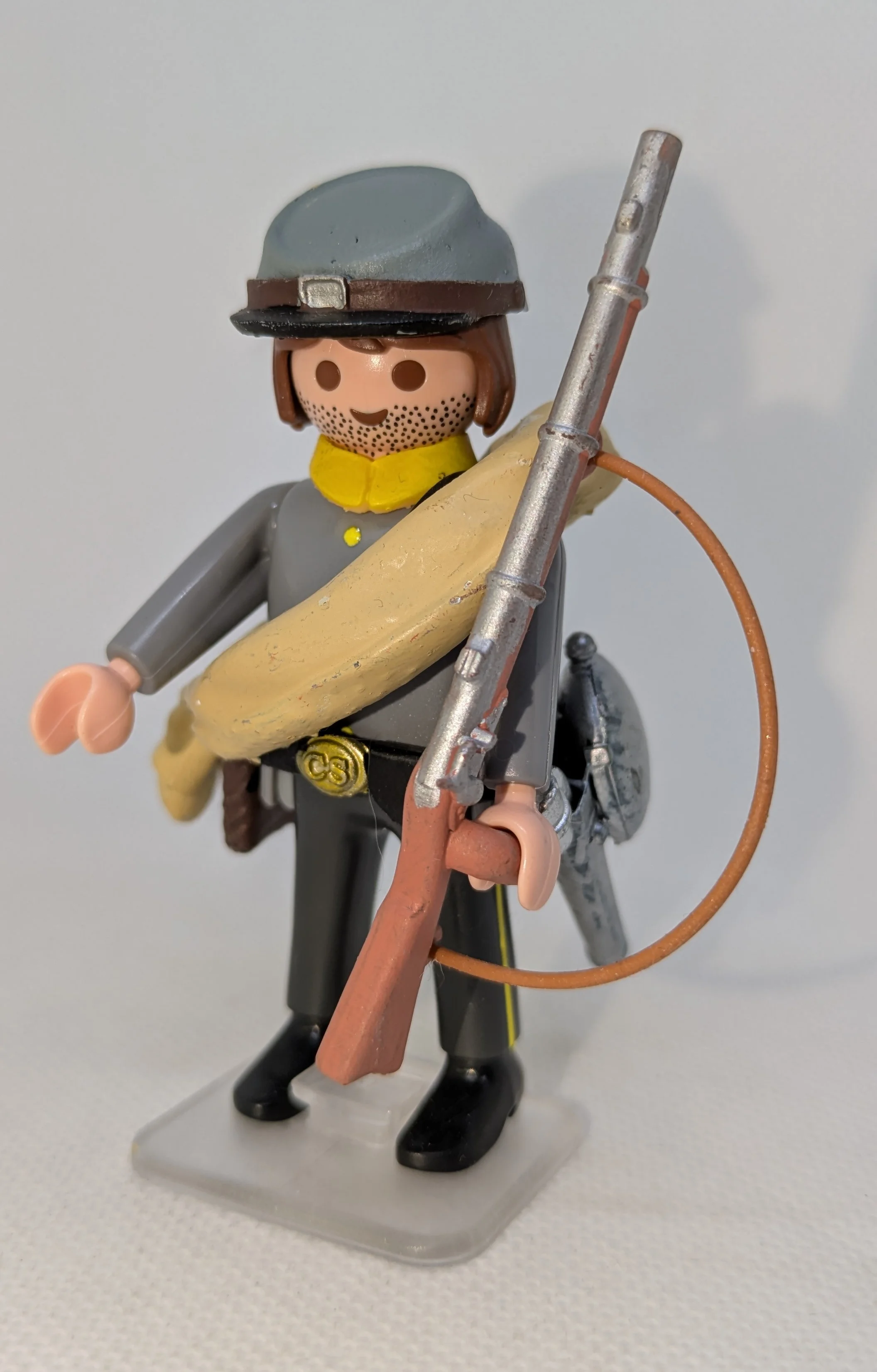 Custom Playmobil ACW en impression 3D - Sudiste soldat - harnais 22