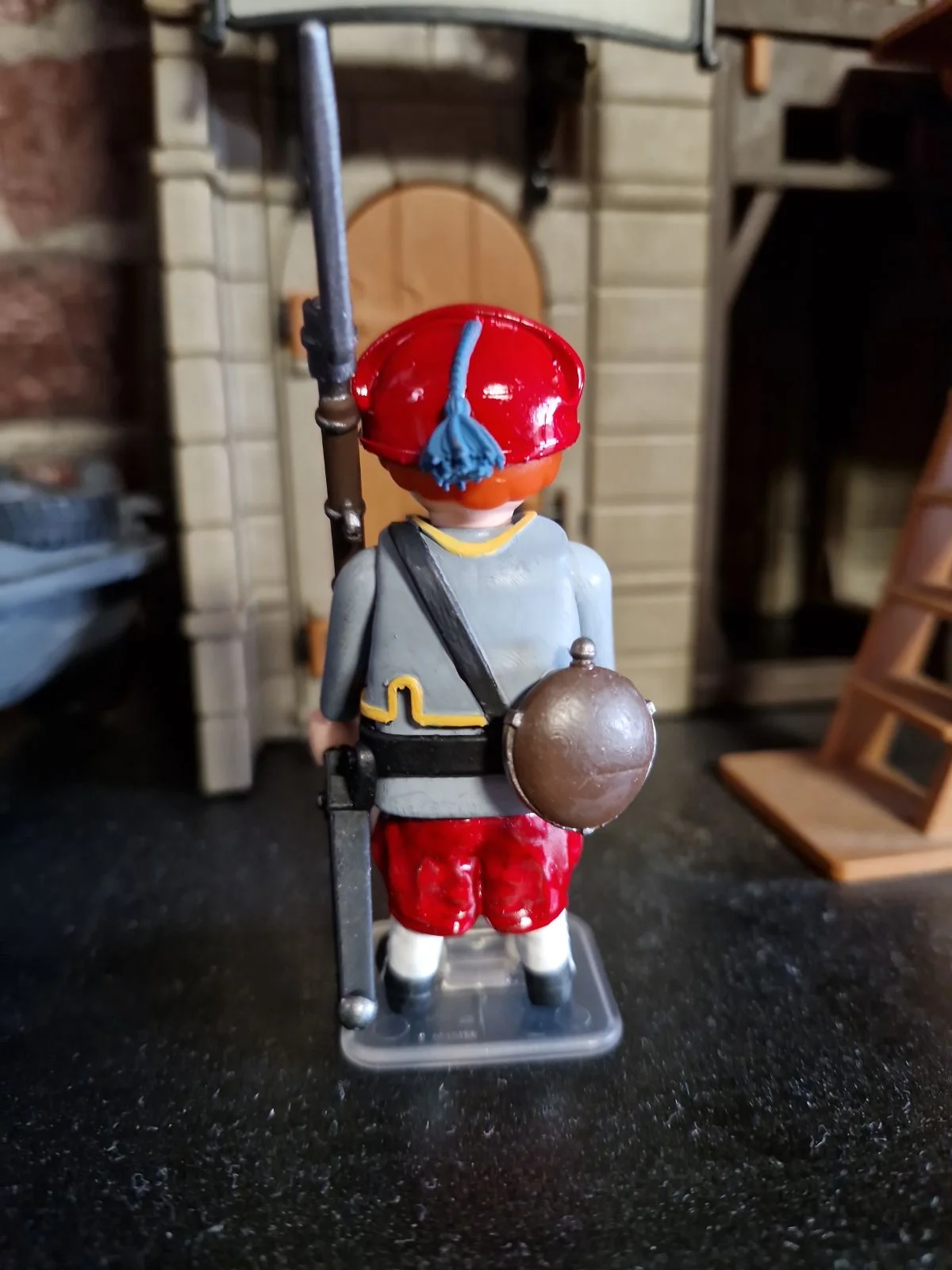 Custom Playmobil ACW en impression 3D - Sudiste soldat Zouave - harnais 43