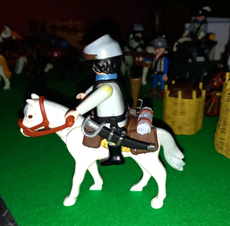 Custom Playmobil ACW en impression 3D - Sudiste spécial cavalerie - harnais 20