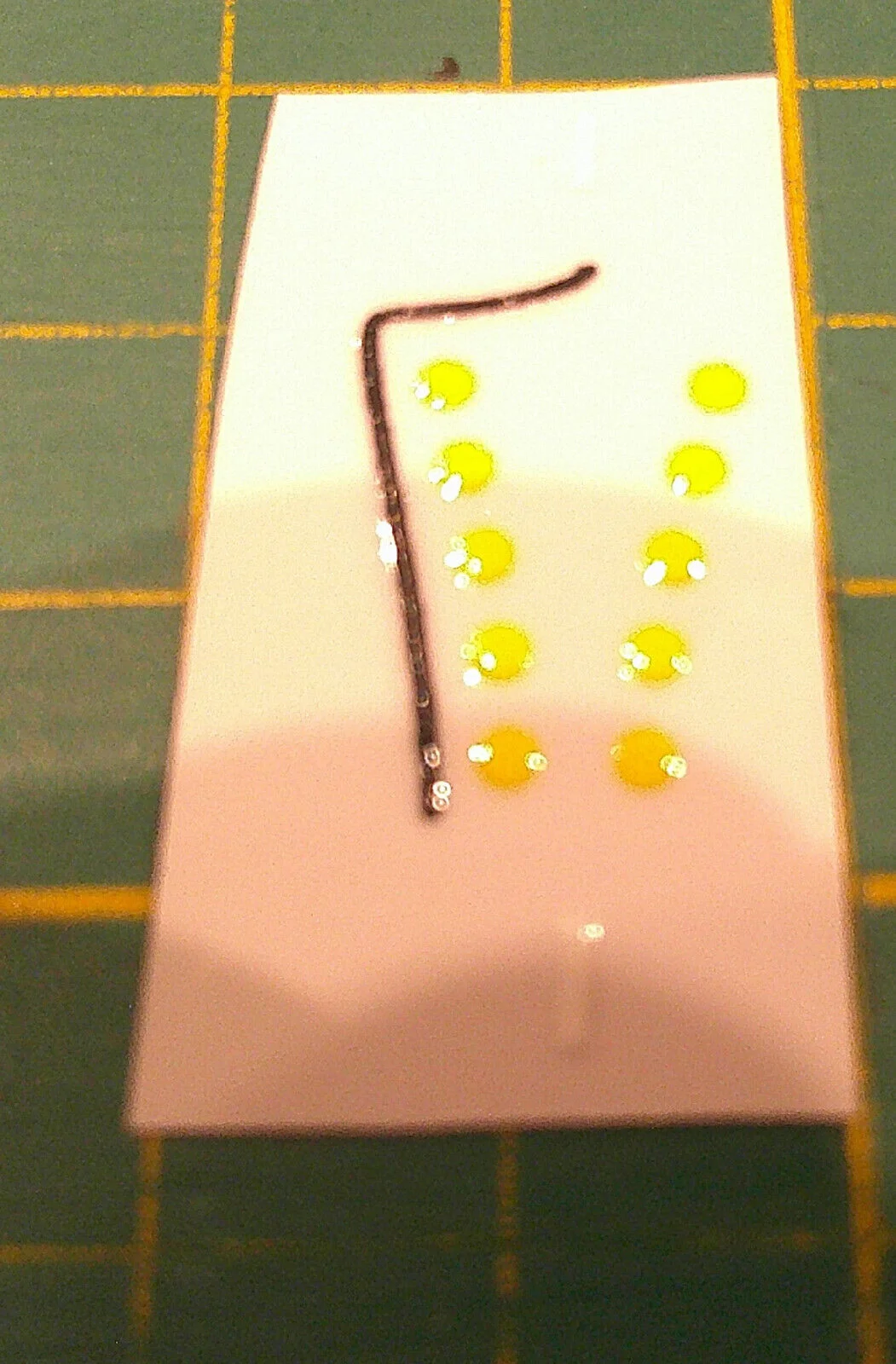 Custom Playmobil Décalcomanie adhésive - ACW - 1900 - plastron bouton jaune N60