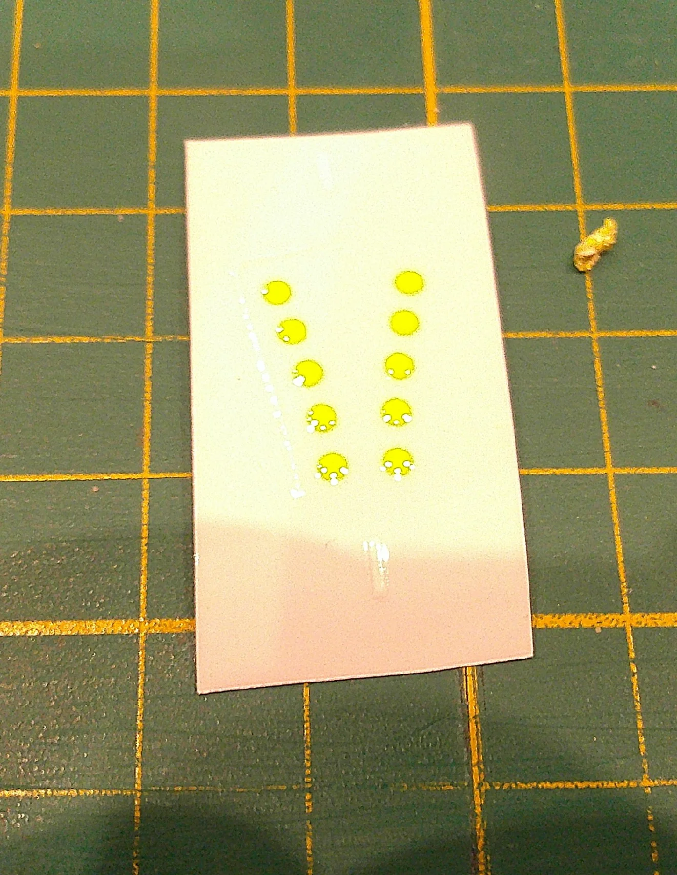 Custom Playmobil Décalcomanie adhésive - ACW - 1900 - plastron bouton jaune N70