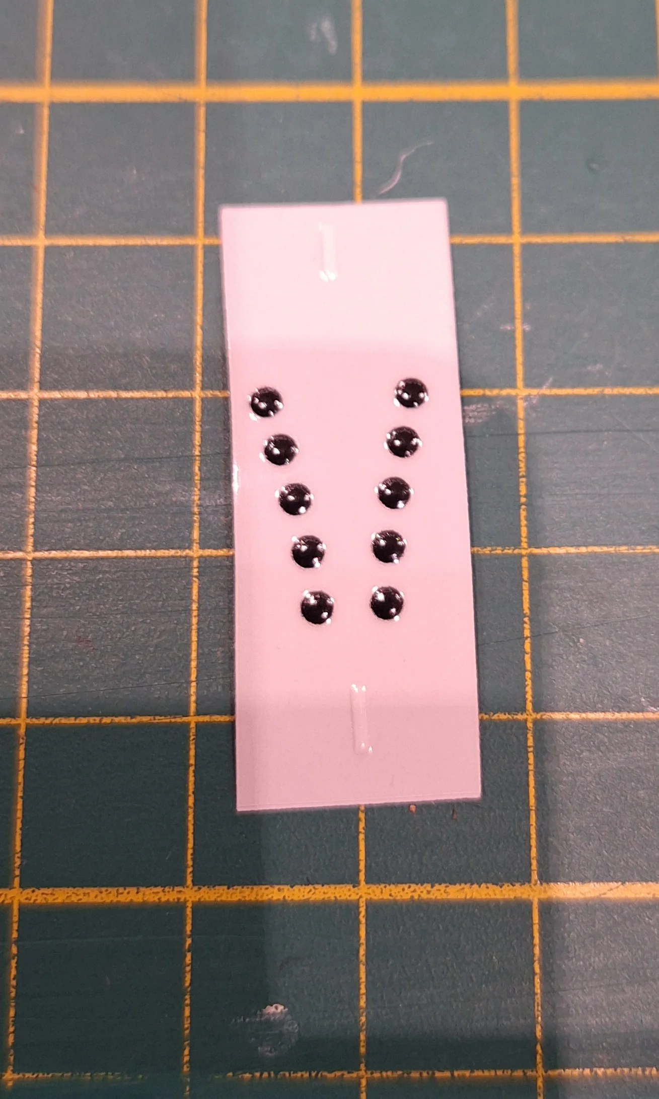 Custom Playmobil Décalcomanie adhésive - ACW - 1900 - plastron bouton noir N91