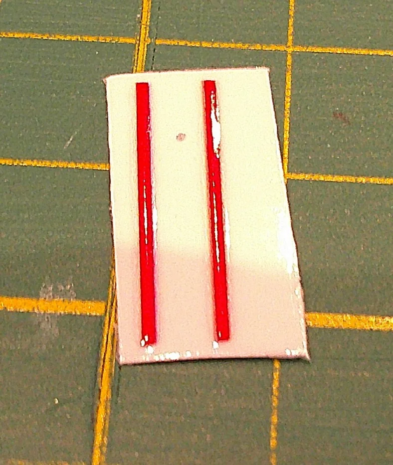 Custom Playmobil Décalcomanie adhésive - ACW - 2 bandes galon pantalon rouge N32