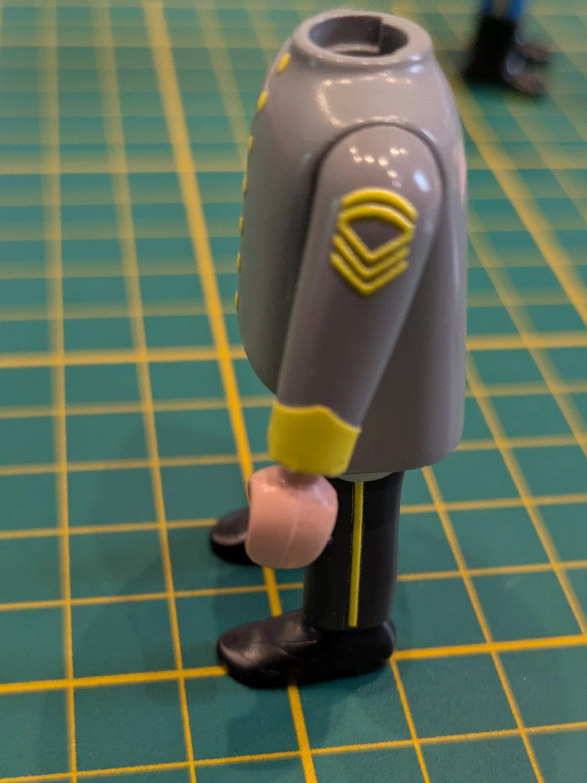 Custom Playmobil Décalcomanie adhésive - ACW - Galons de manche jaune 025