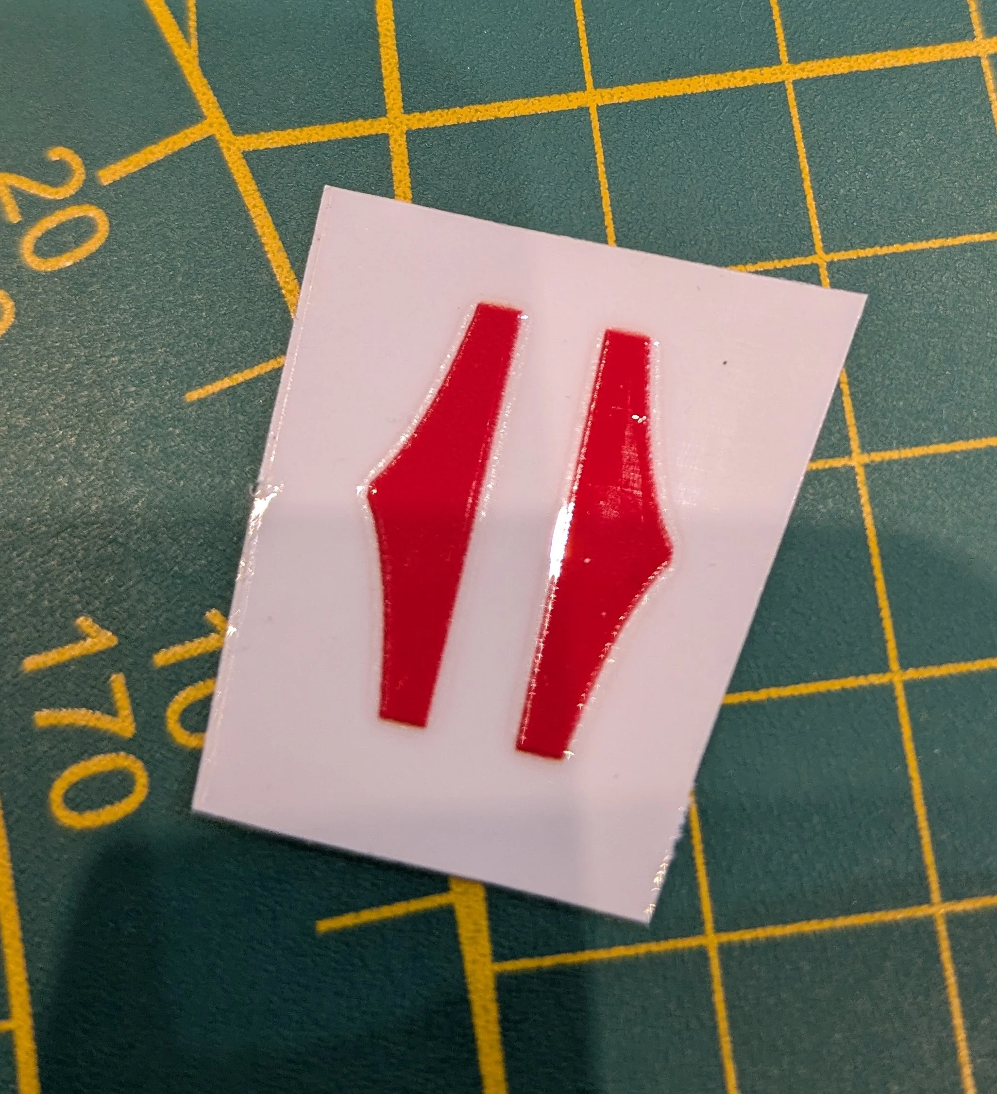 Custom Playmobil Décalcomanie adhésive - ACW - Galons de manche rouge 024