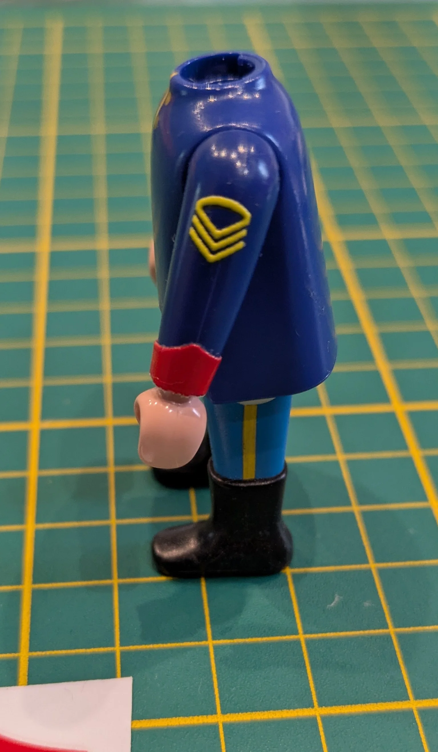 Custom Playmobil Décalcomanie adhésive - ACW - Galons de manche rouge 024