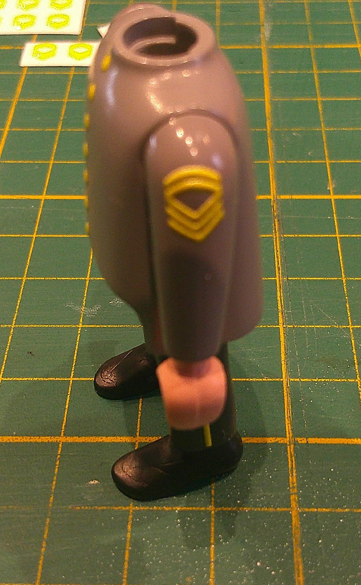 Custom Playmobil Décalcomanie adhésive - ACW - Galons jaune 013