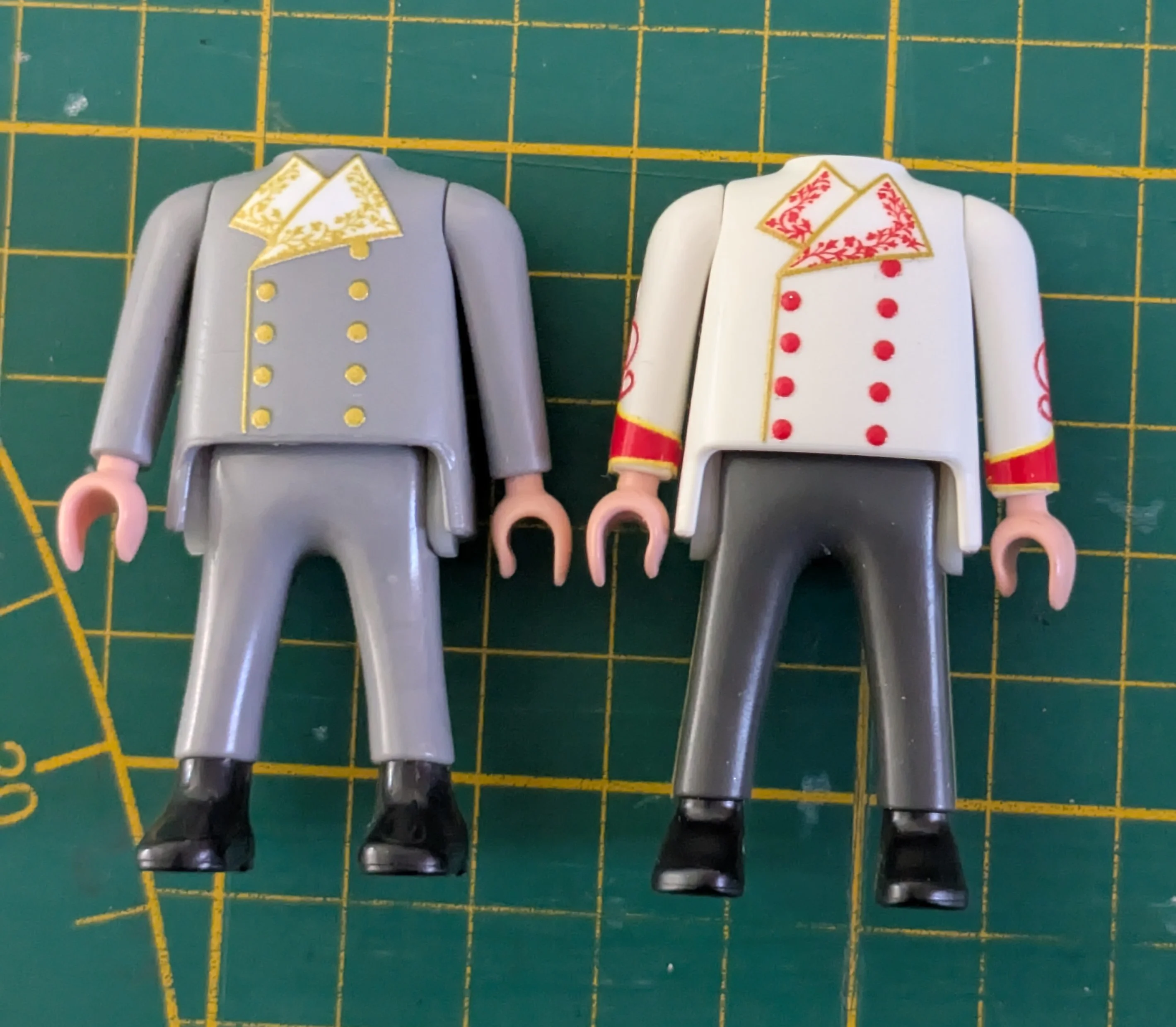 Custom Playmobil Décalcomanie adhésive - ACW - Napoléon - plastron jaune N131