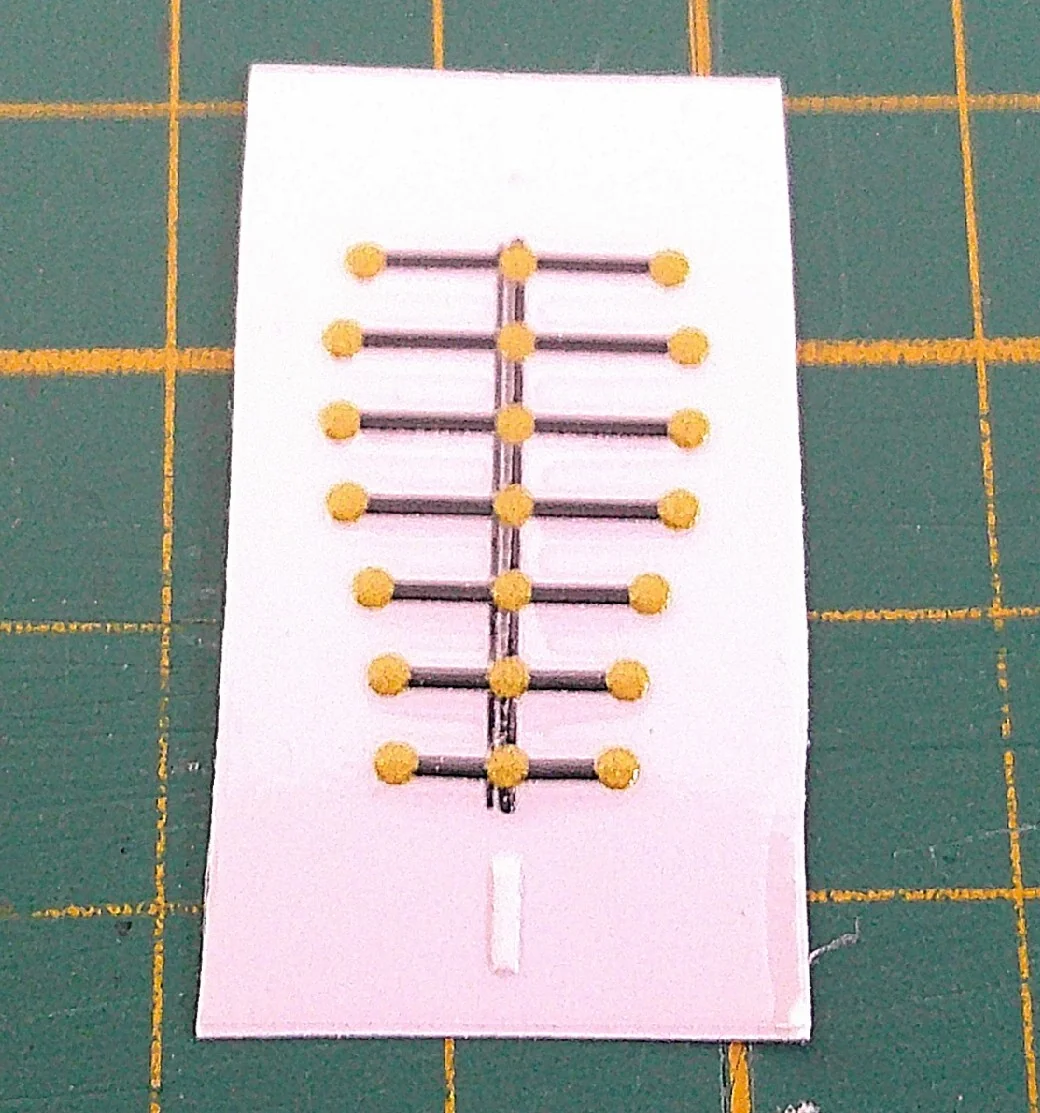 Custom Playmobil Décalcomanie adhésive - ACW - Napoléon - plastron noir N120