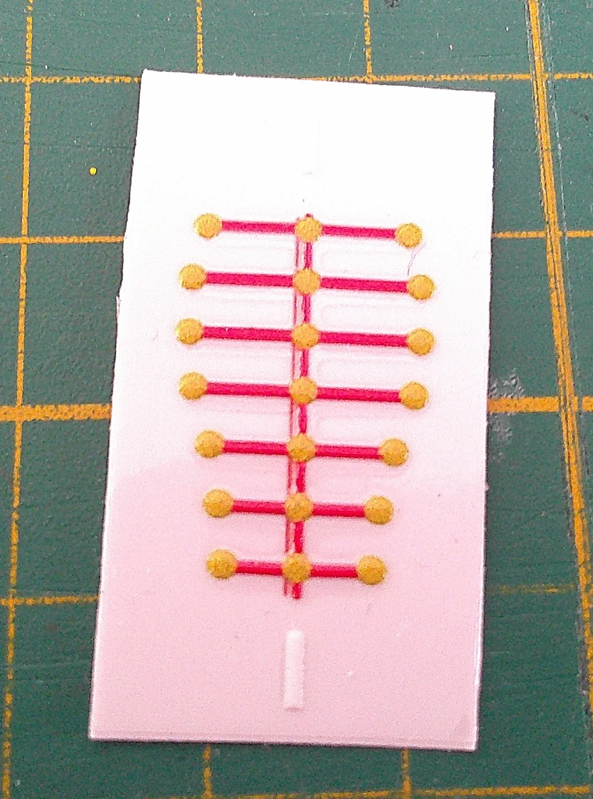 Custom Playmobil Décalcomanie adhésive - ACW - Napoléon - plastron rouge N122