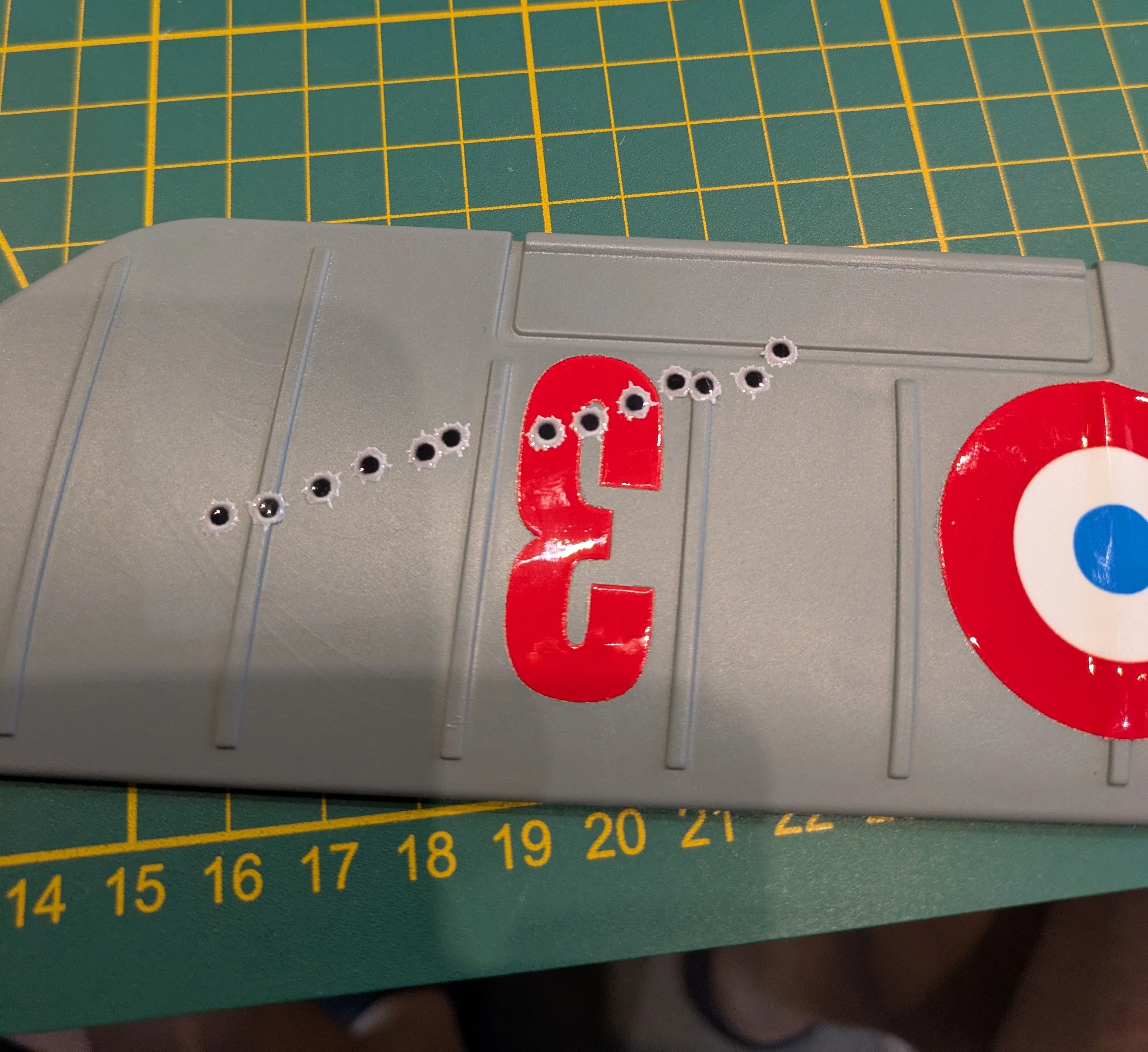 Custom Playmobil Décalcomanie adhésive - impacts de balles N 210