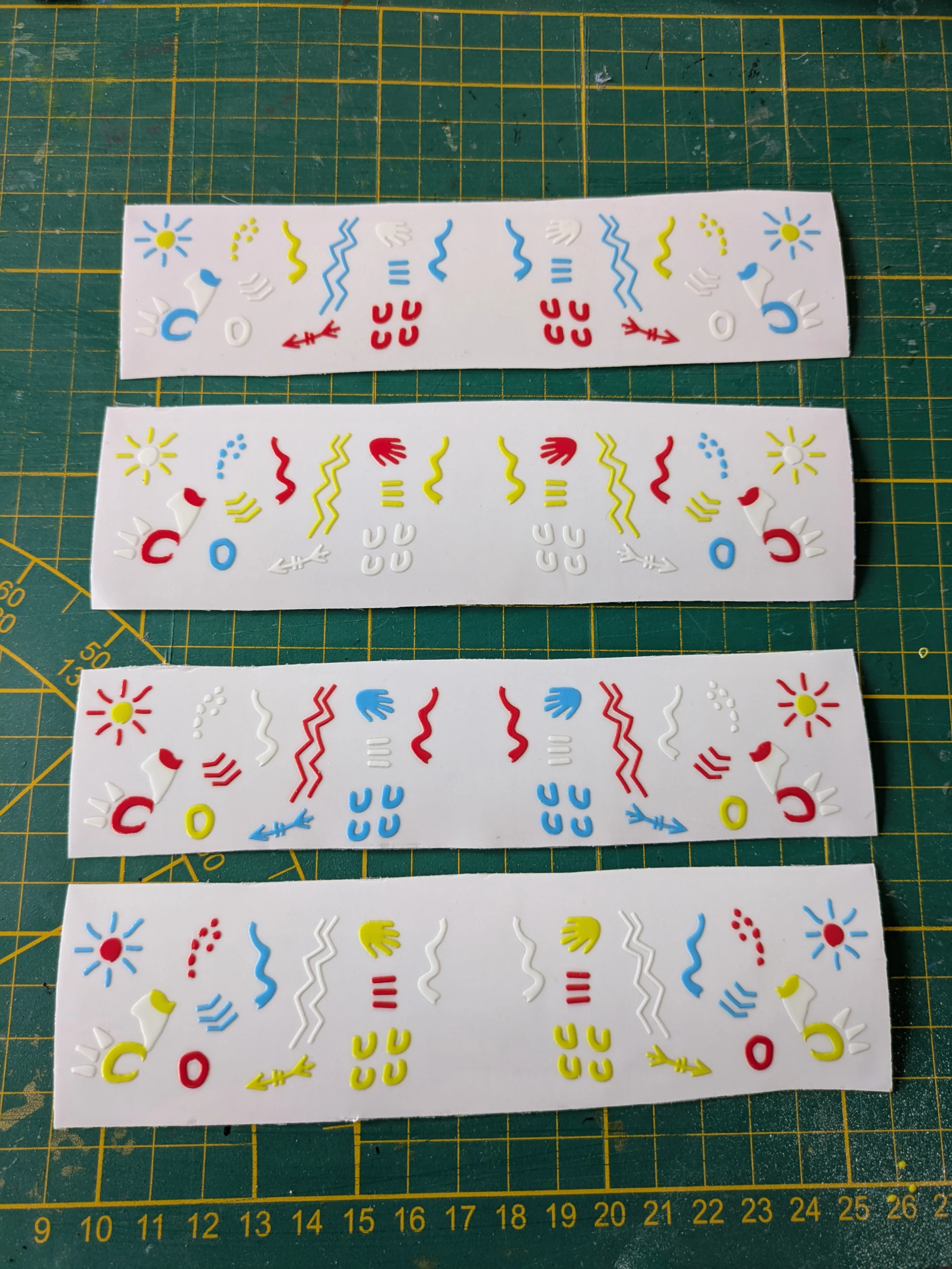 Custom Playmobil Décalcomanie adhésive - Indien- Western - cheval de guerre - B