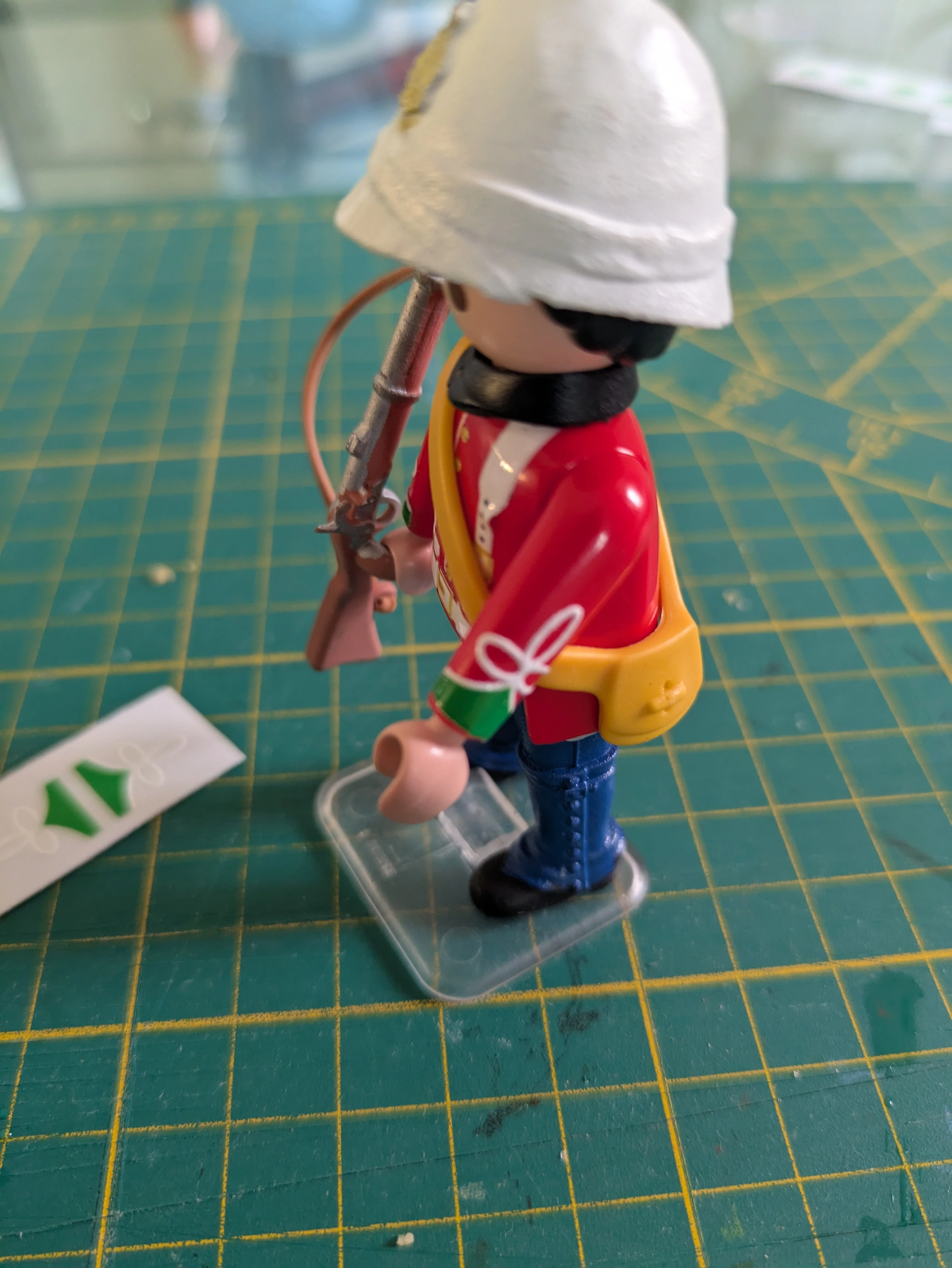 Custom Playmobil Décalcomanie adhésive - War British Zulu - Galons de manche 115