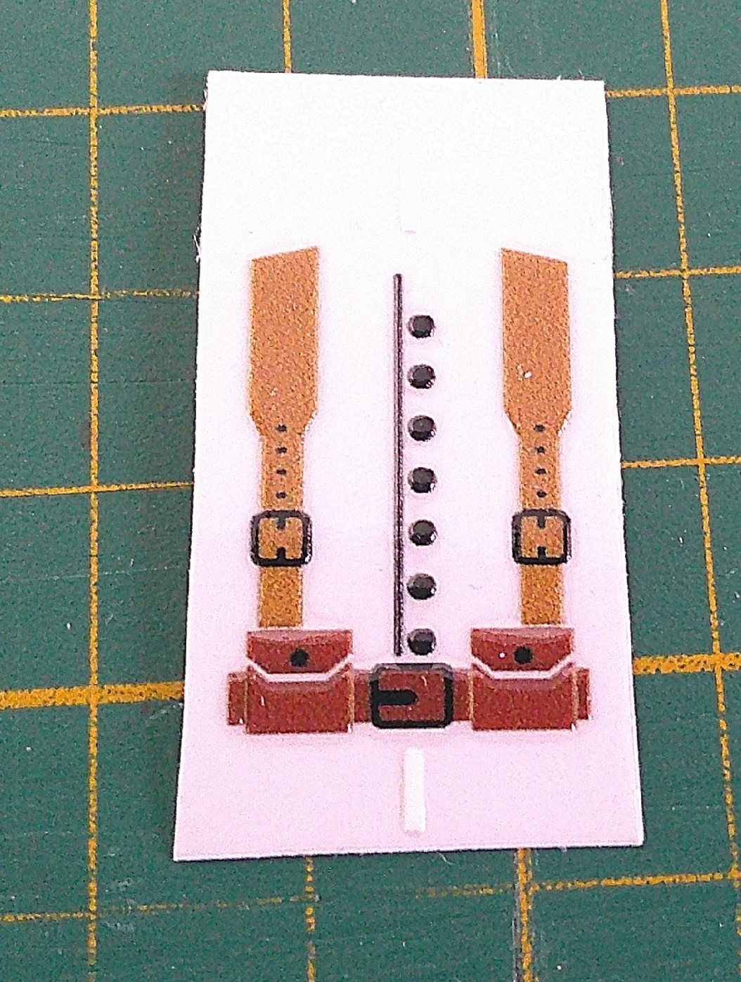 Custom Playmobil Décalcomanie adhésive - War British Zulu - plastron N 111