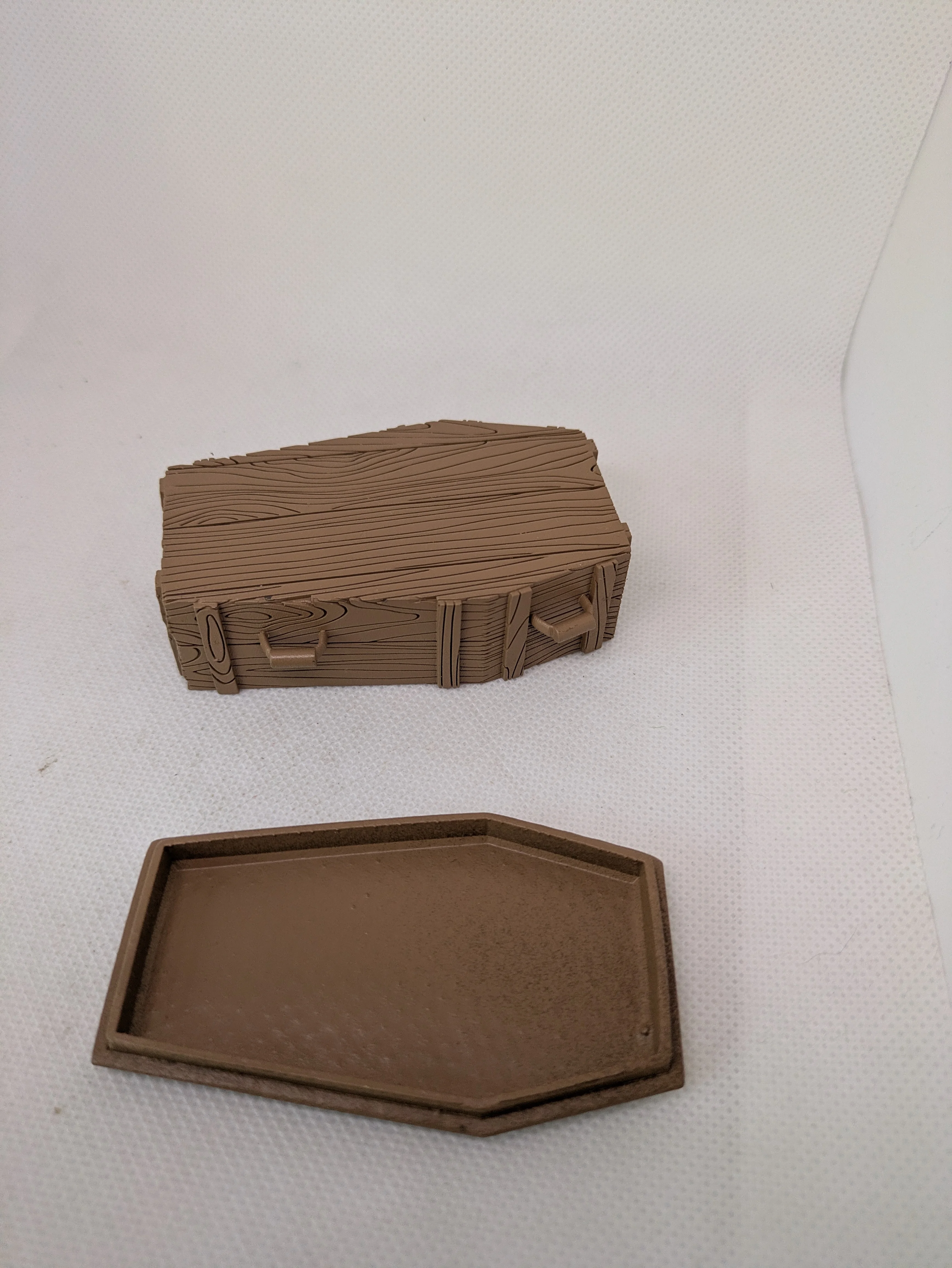 Custom western compatible Playmobil en 3D - 1 cercueil diorama N 01 déjà peint