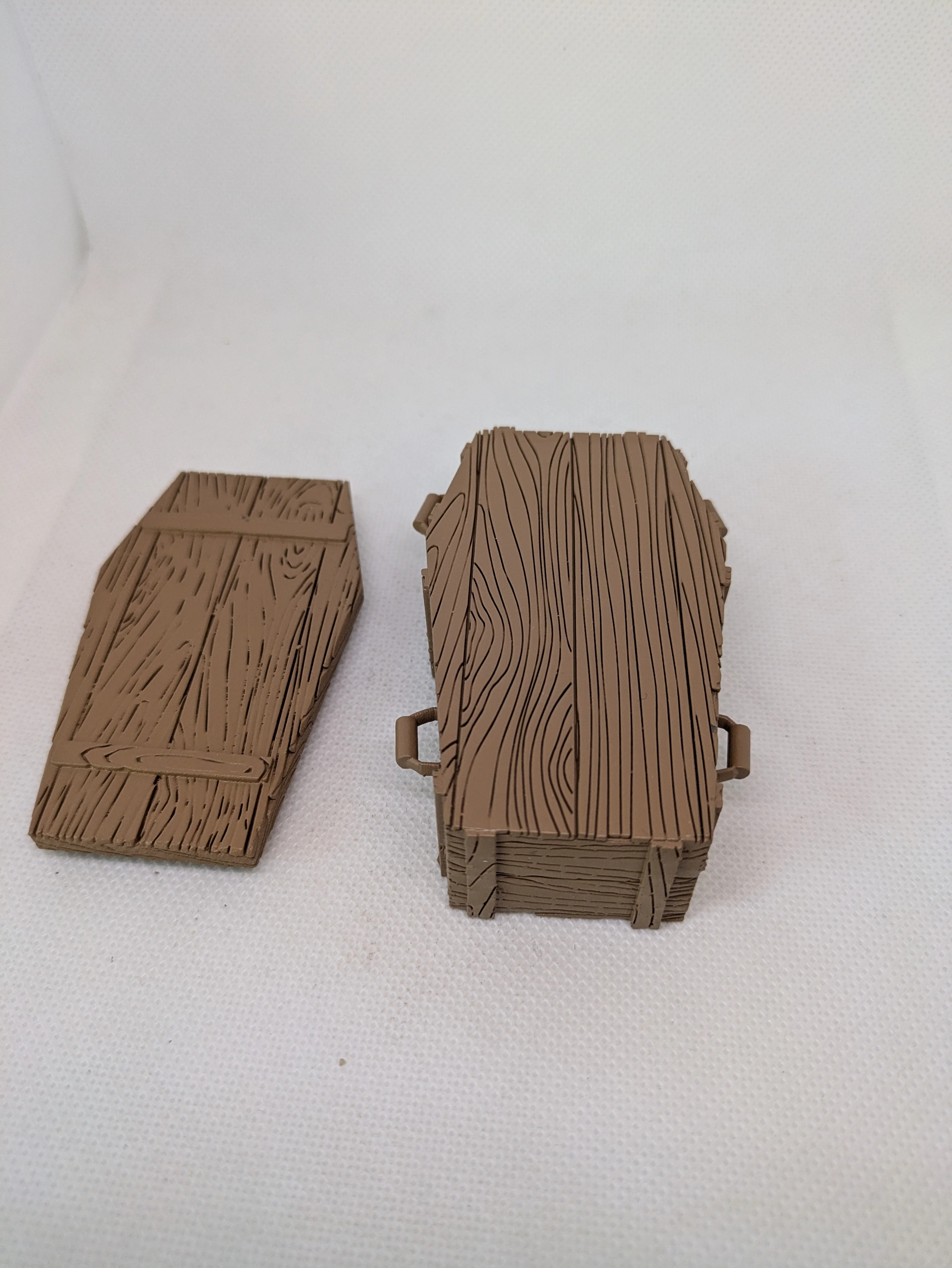 Custom western compatible Playmobil en 3D - 1 cercueil diorama N 02 déjà peint