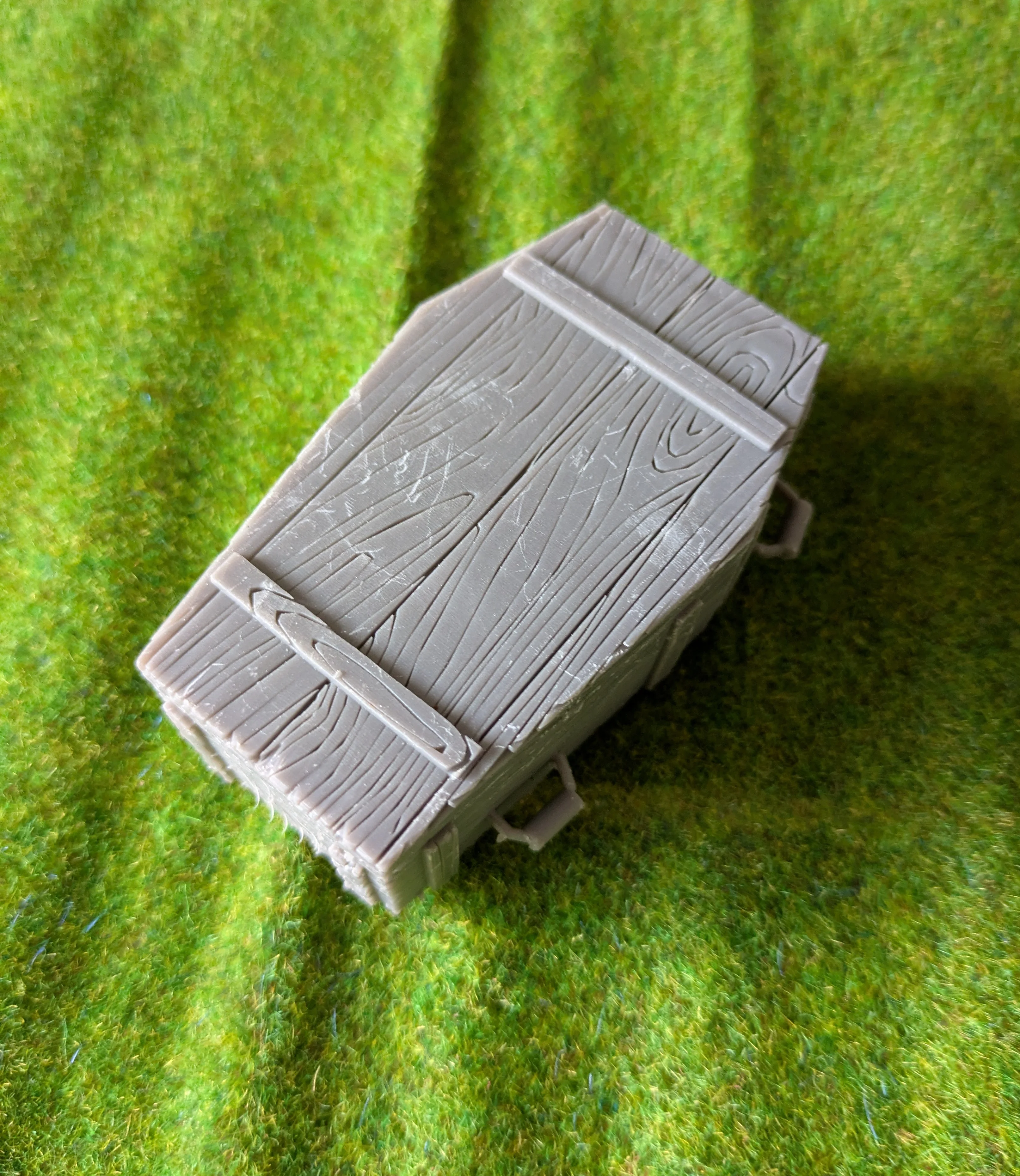 Custom western compatible Playmobil en 3D - 1 cercueil diorama N 02