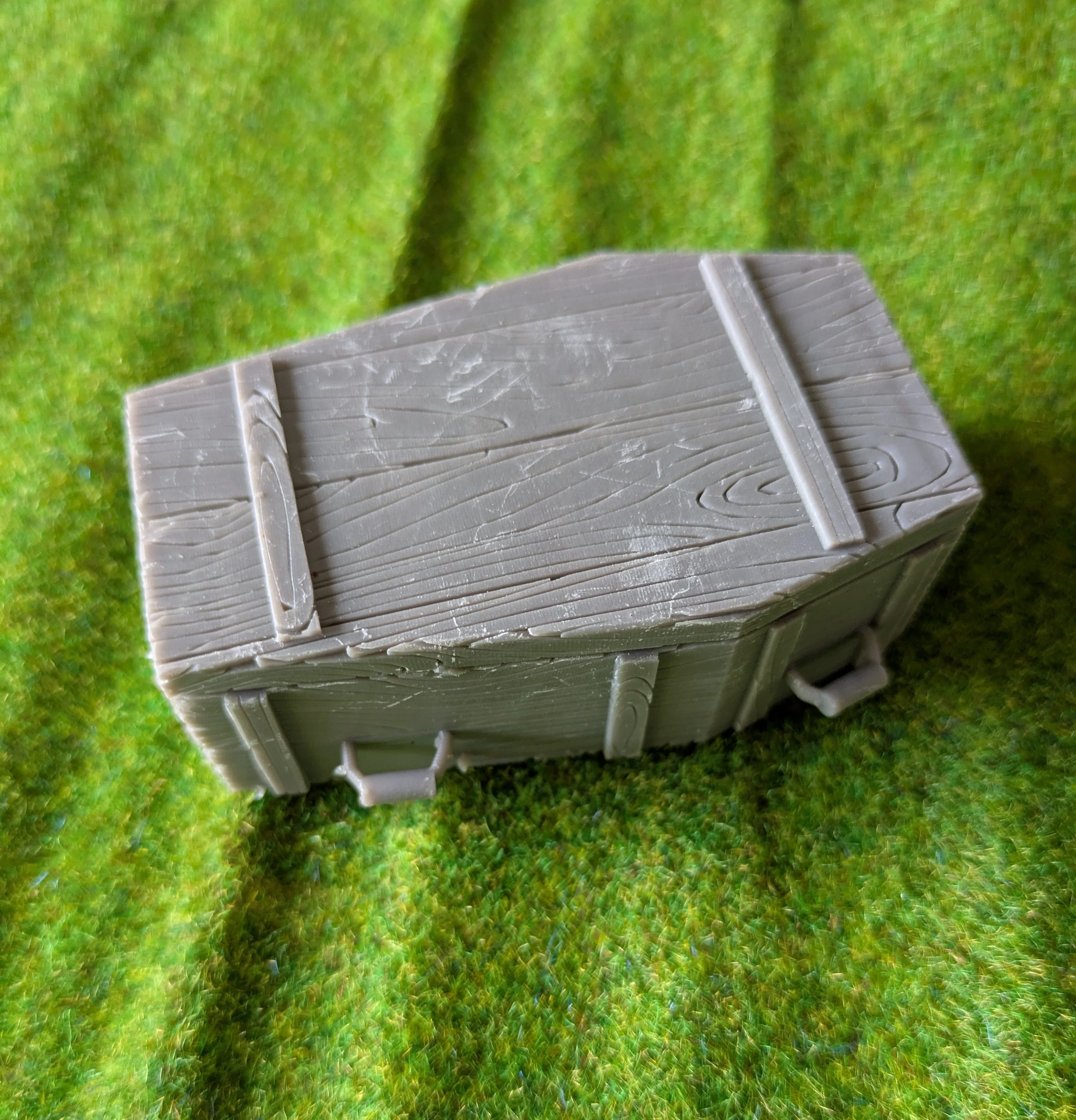 Custom western compatible Playmobil en 3D - 1 cercueil diorama N 02