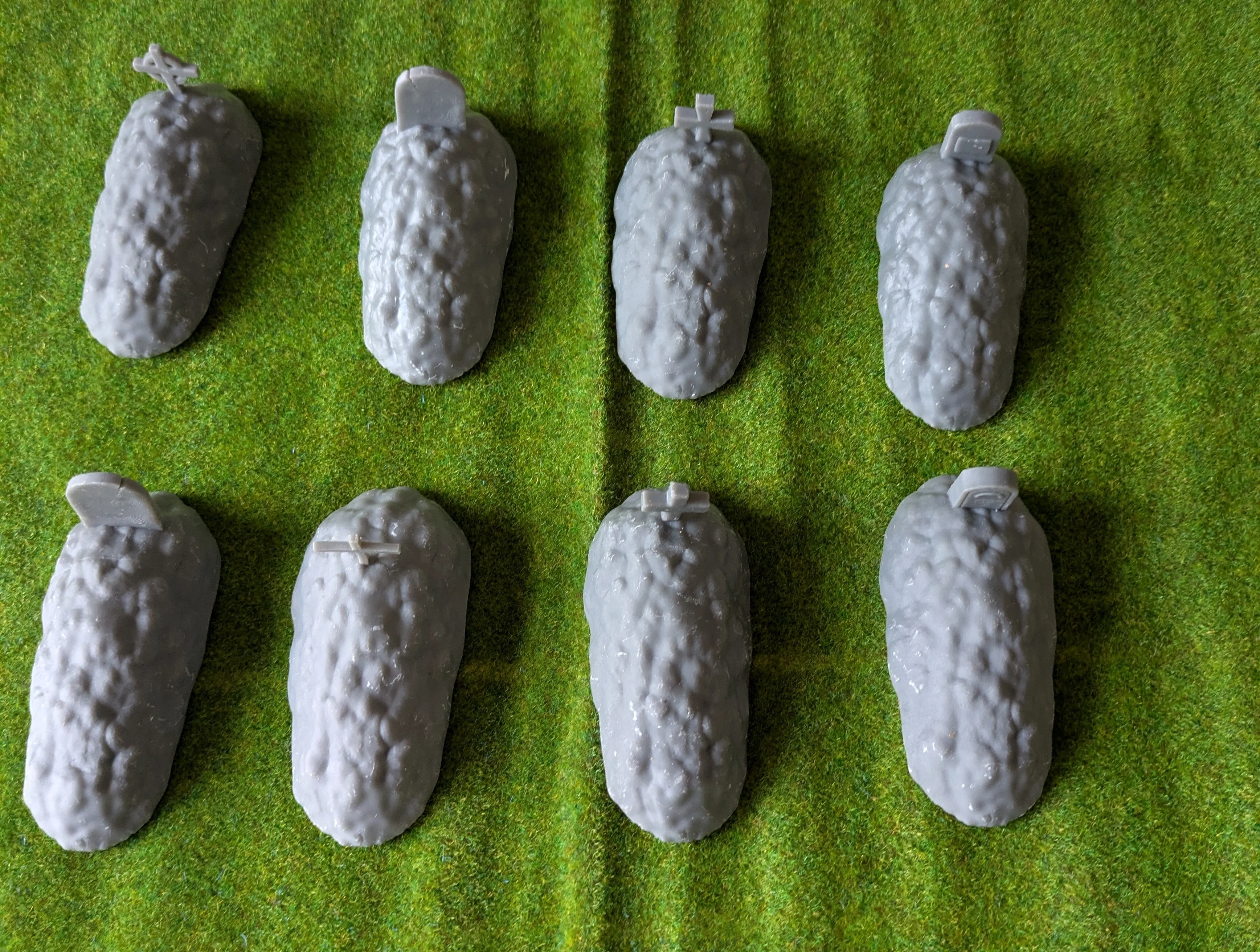 Custom western compatible Playmobil en 3D - 1 tombe diorama N 02