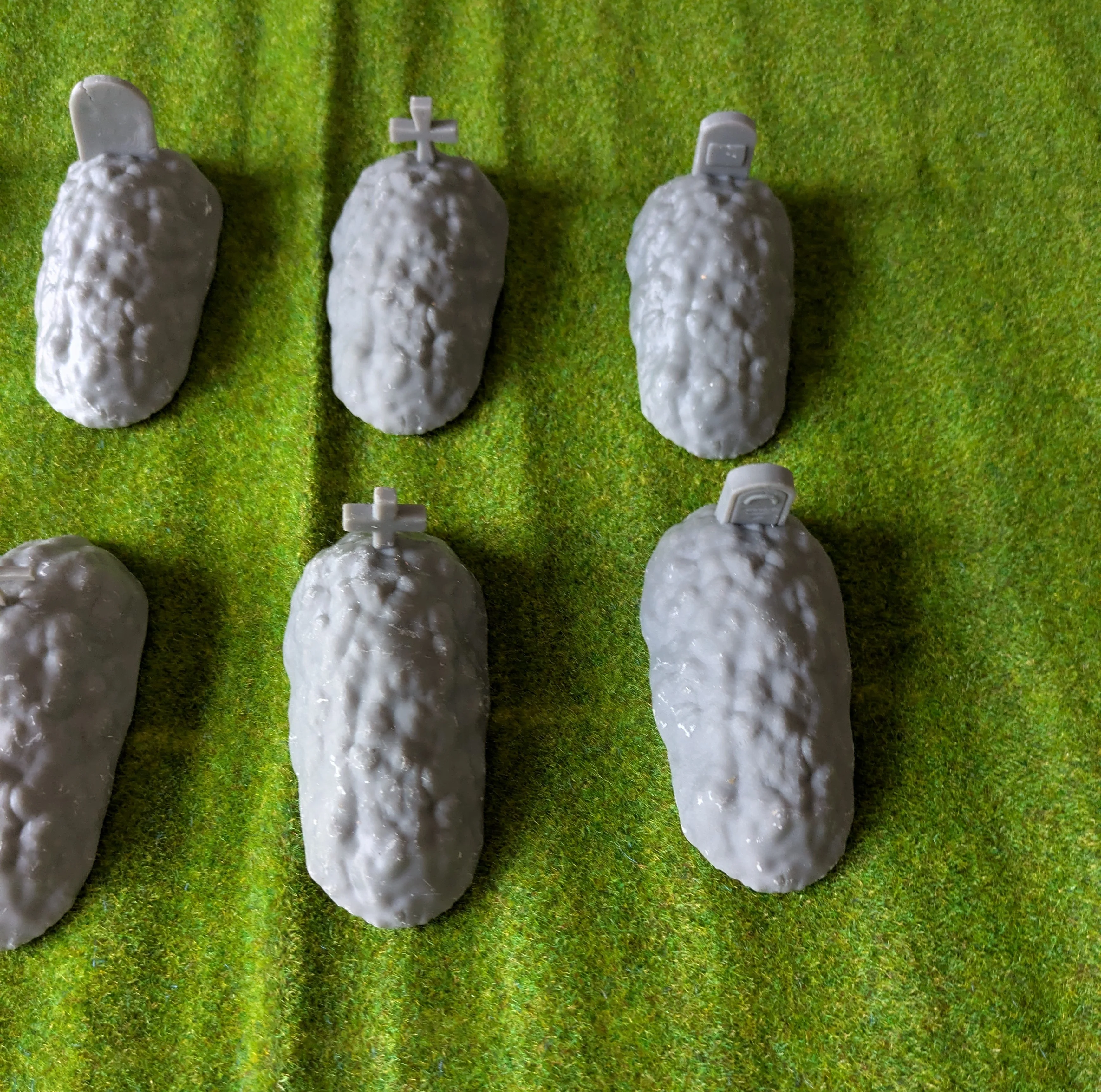 Custom western compatible Playmobil en 3D - 1 tombe diorama N 03