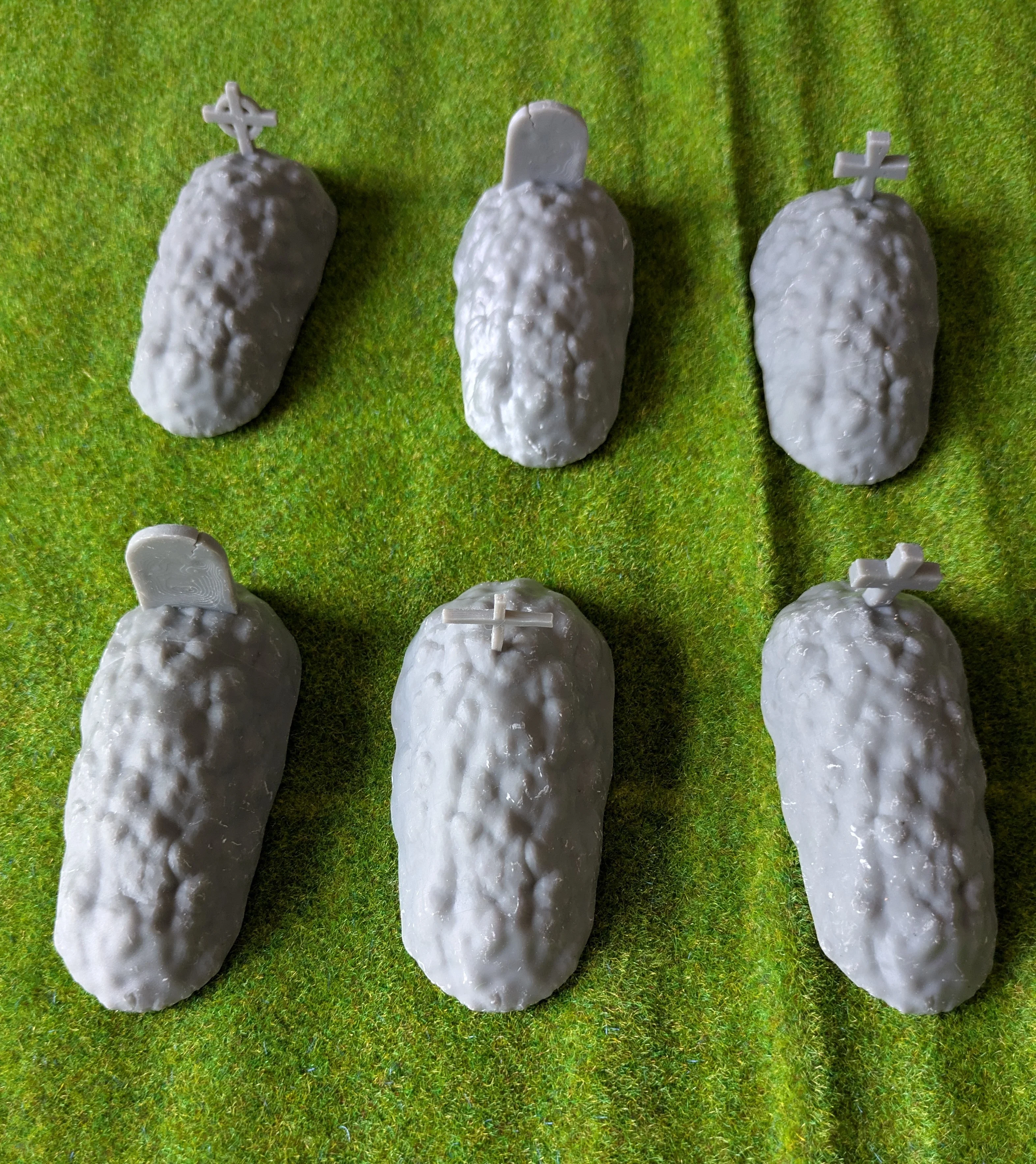 Custom western compatible Playmobil en 3D - 1 tombe diorama N 05