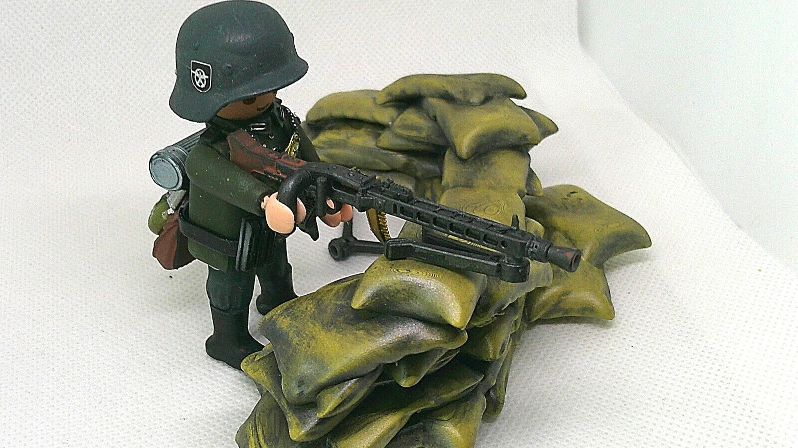 custom WW2 Playmobil (thème historique 1939-1945) - 1 MG 42 Allemand à peindre