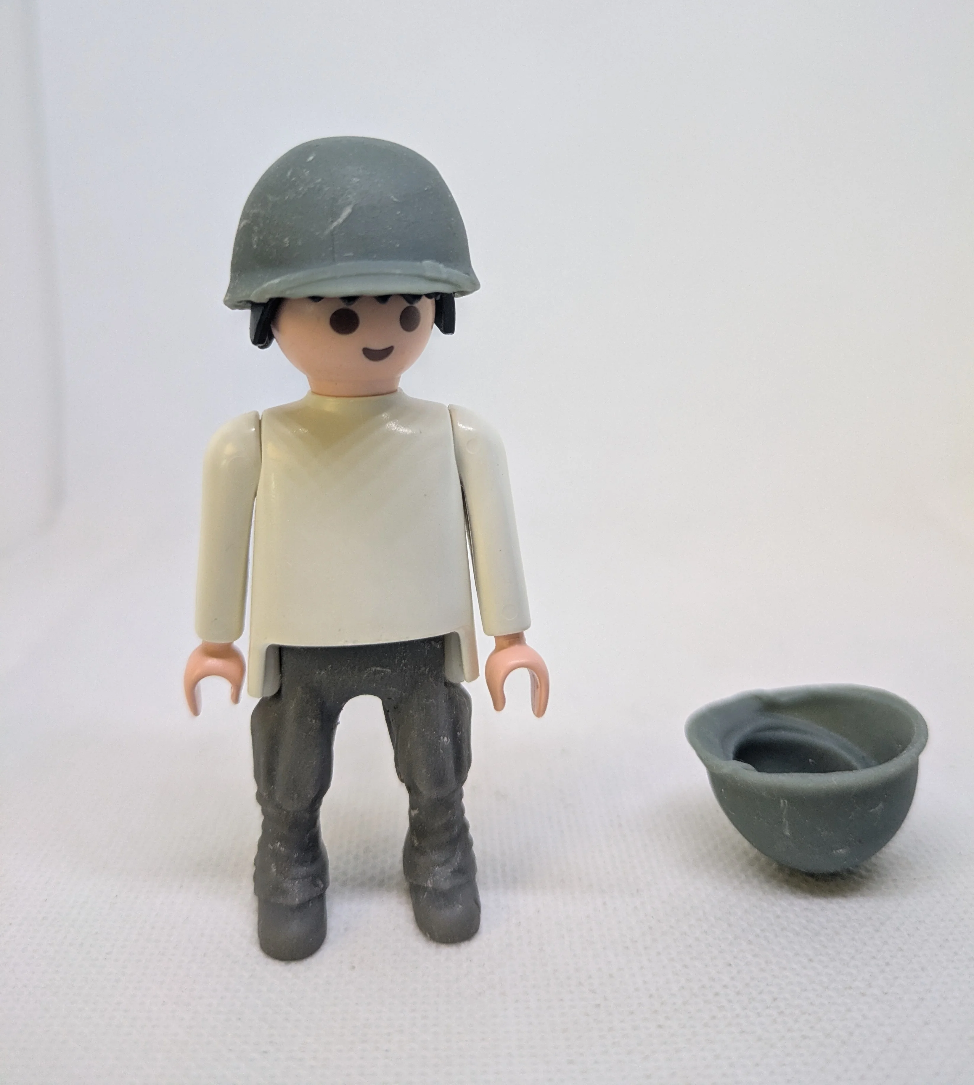 custom WW2 Playmobil (thème historique 1939-1945) - 2 casques Américain N1  N2