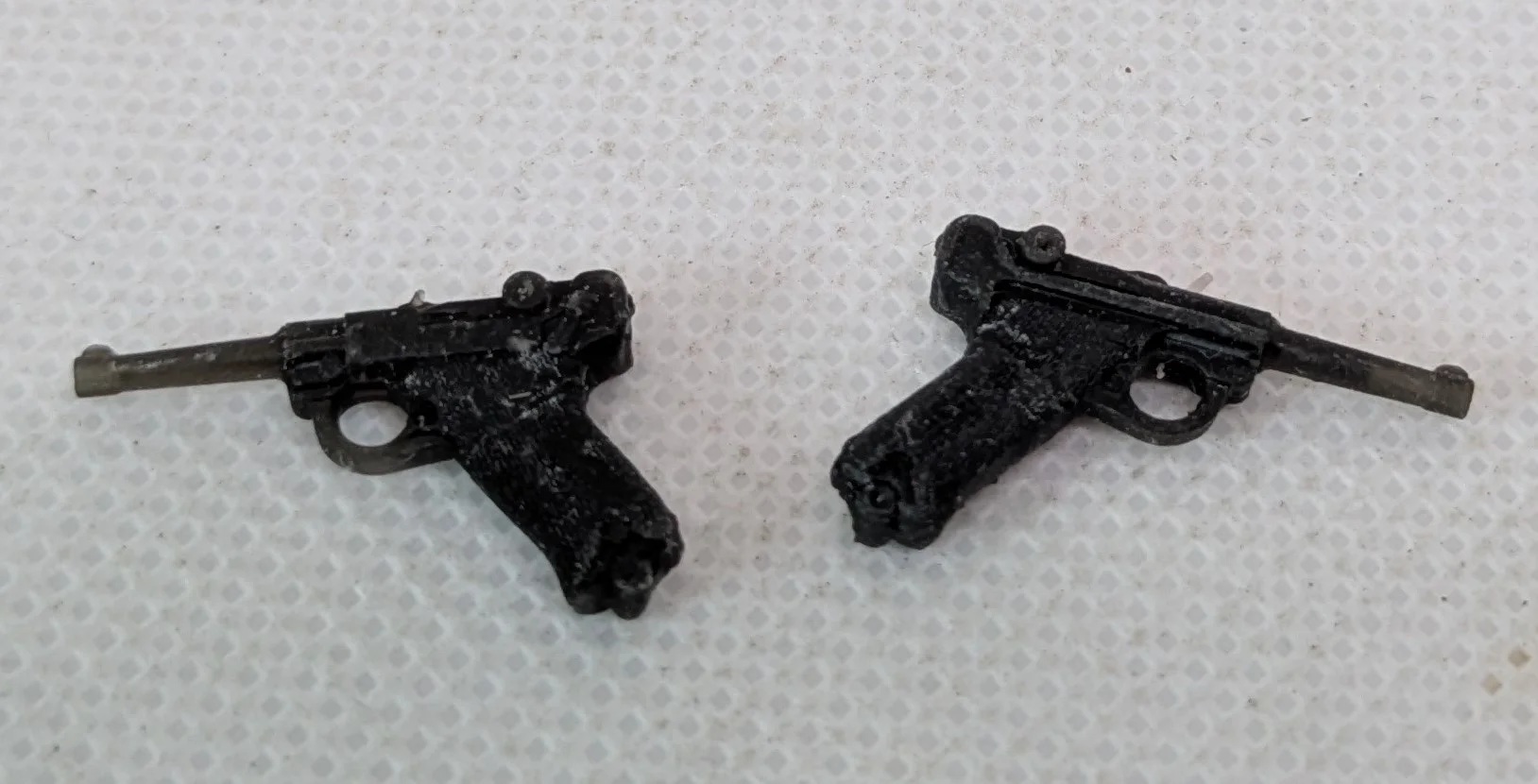 custom WW2 Playmobil (thème historique 1939-1945) - 2 pistolet Luger Allemand