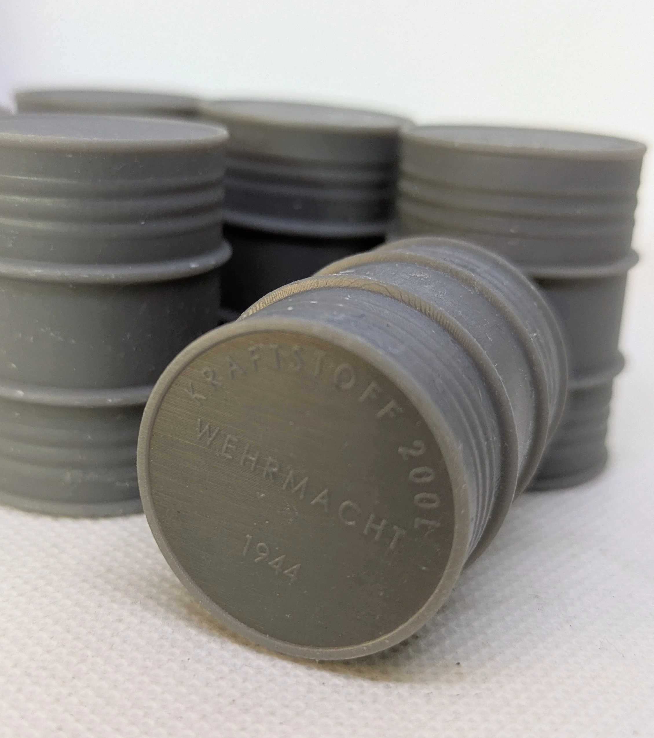 custom WW2 Playmobil (thème historique 1939-1945) - 4 bidons essence Allemand