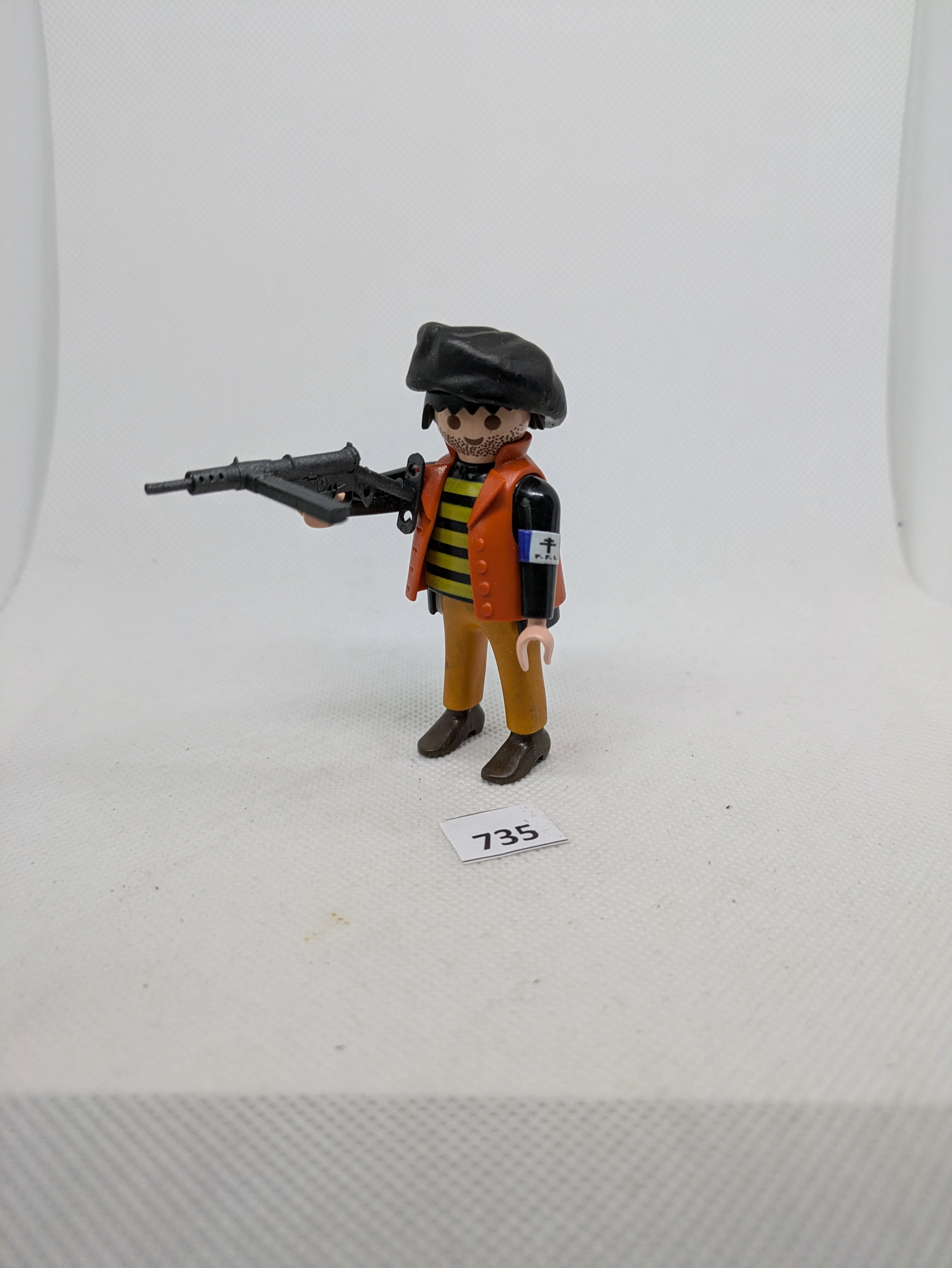 Accessoire custom playmobil WW2 - Résistant + Sten N735