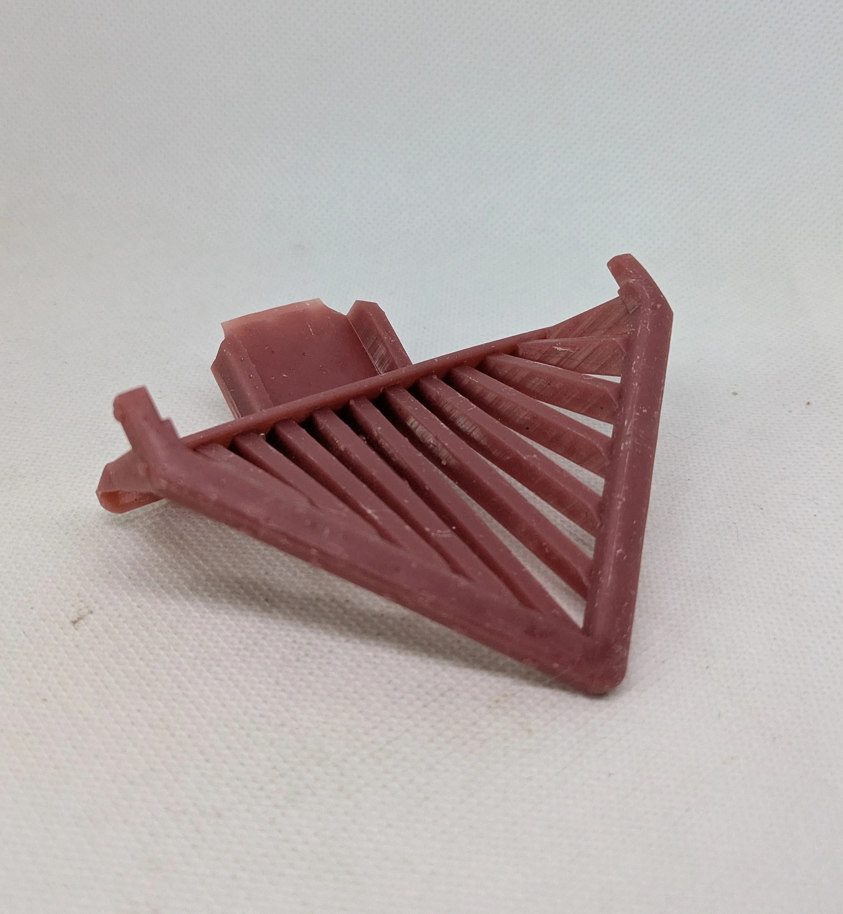 Custom compatible Playmobil train en 3D 4054 - 4032 - 1 cow catcher rouge