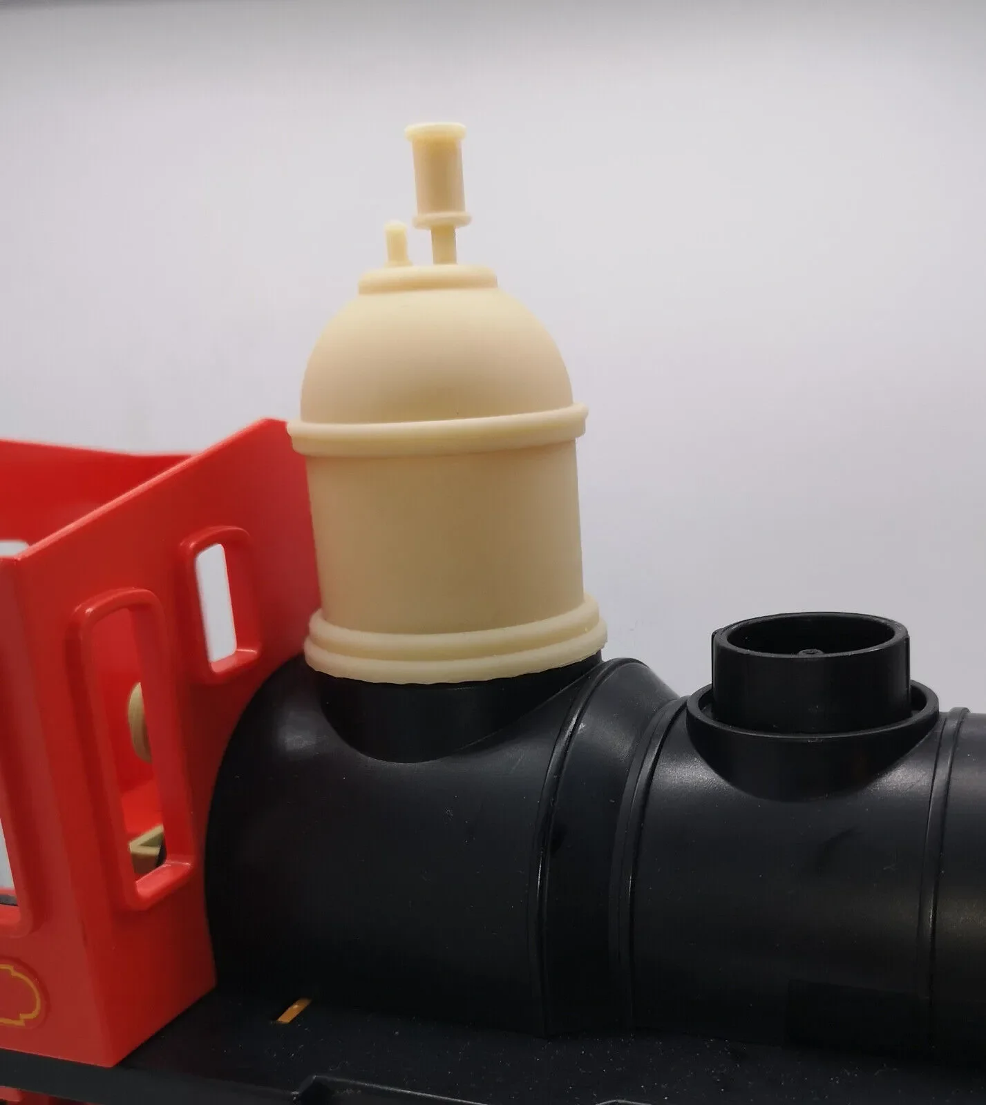 Custom compatible Playmobil train en 3D 4054 - 4032 - 1 grand dôme jaune