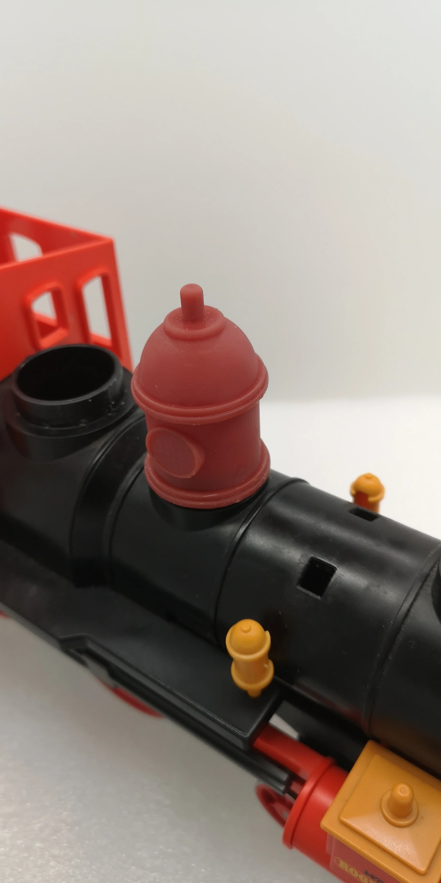 Custom compatible Playmobil train en 3D 4054 - 4032 - 1 petit dôme rouge