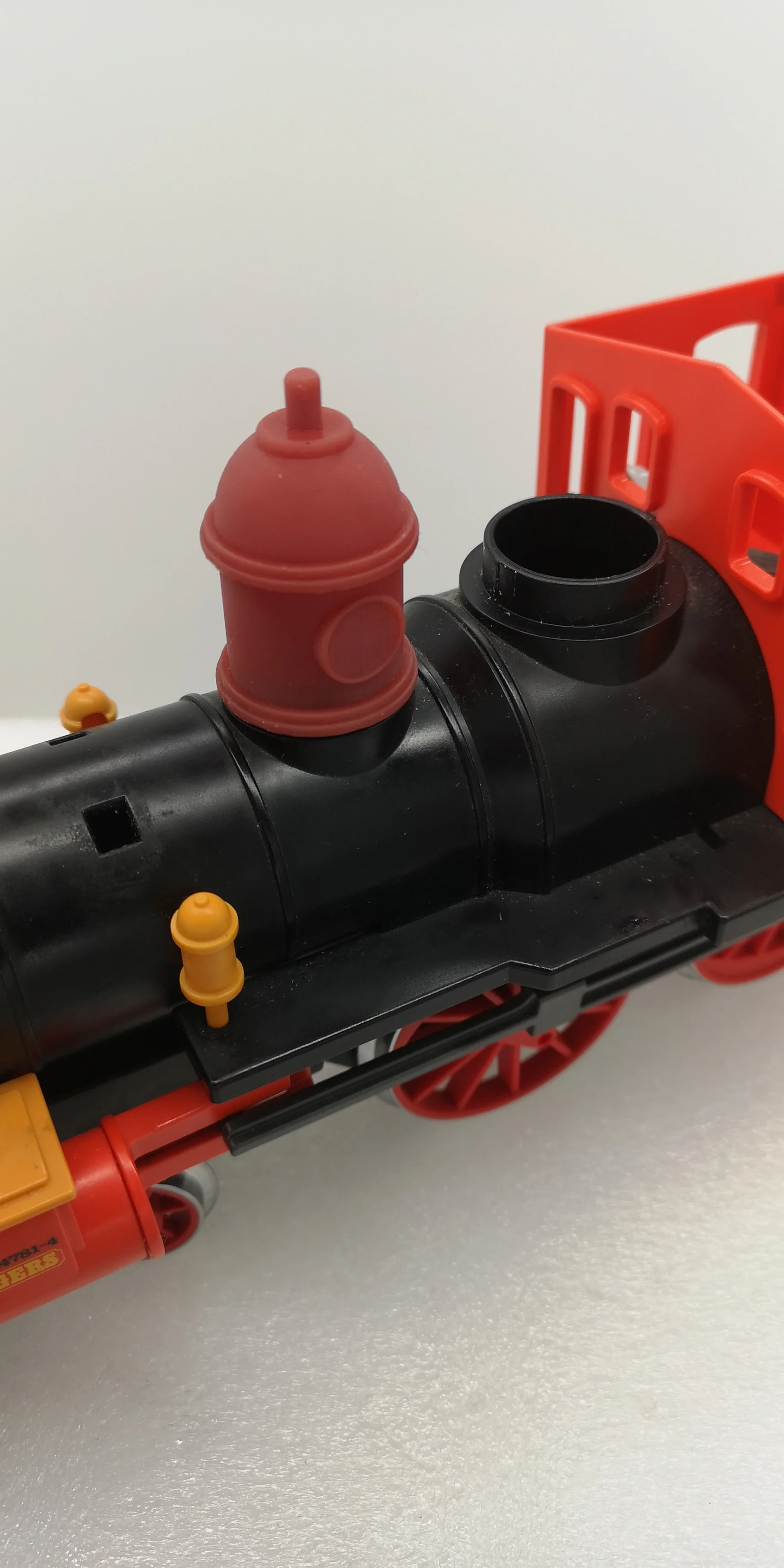 Custom compatible Playmobil train en 3D 4054 - 4032 - 1 petit dôme rouge