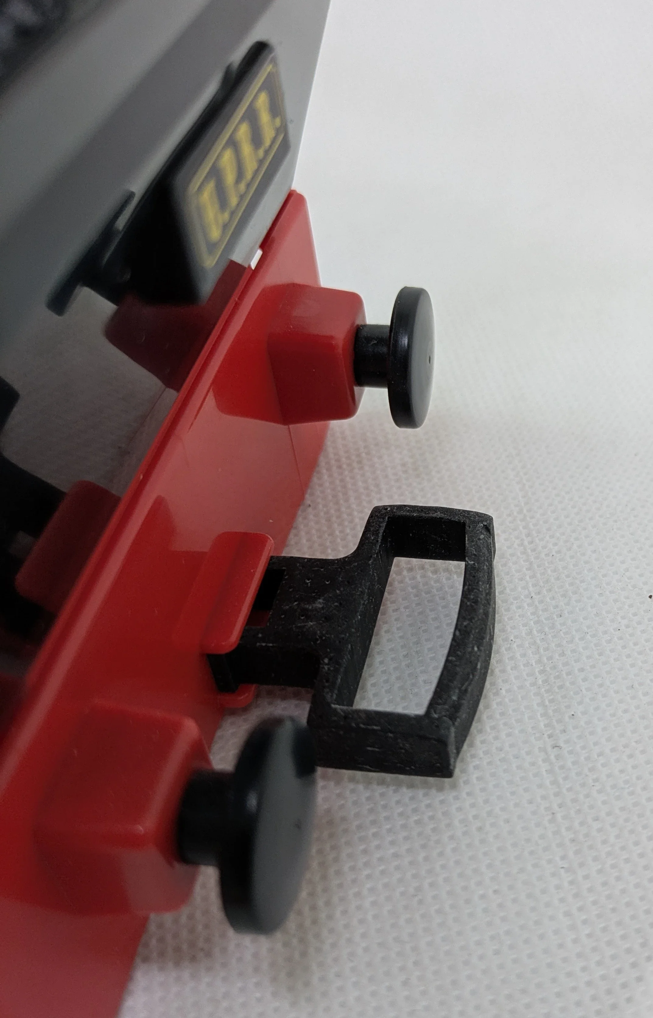 Custom compatible Playmobil train 3D 3958 / 4000 / 4052 - 2 crochets attelage