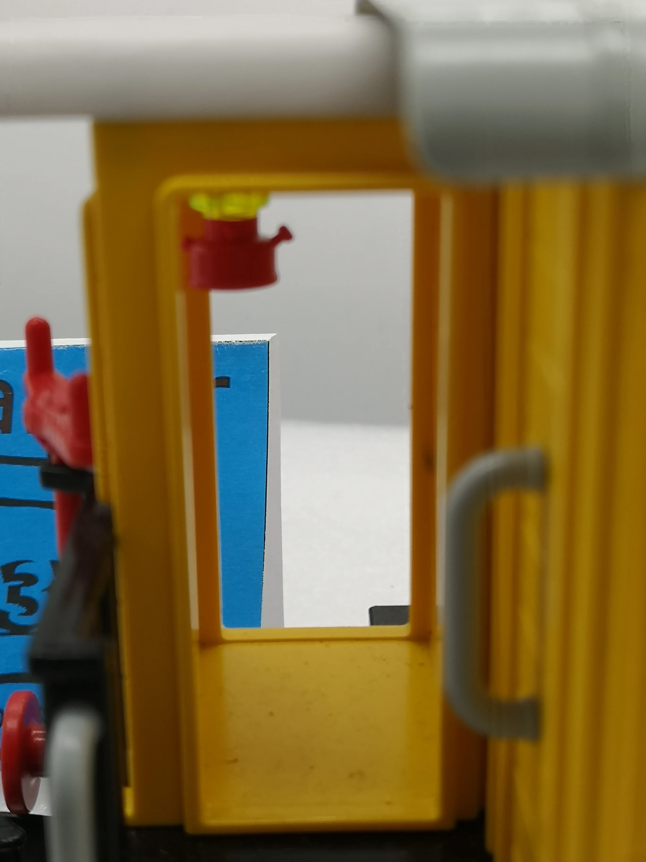 Custom compatible Playmobil train 3D - 1 long toit guérite 4029 -4031 - 4116