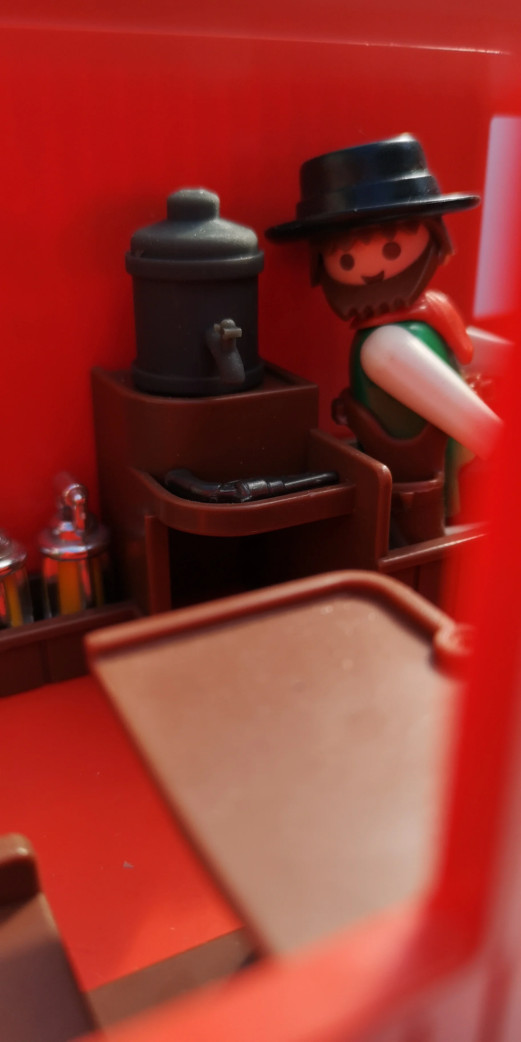 Custom compatible Playmobil train 3D - wagon 4123 - 1 tellière à peindre