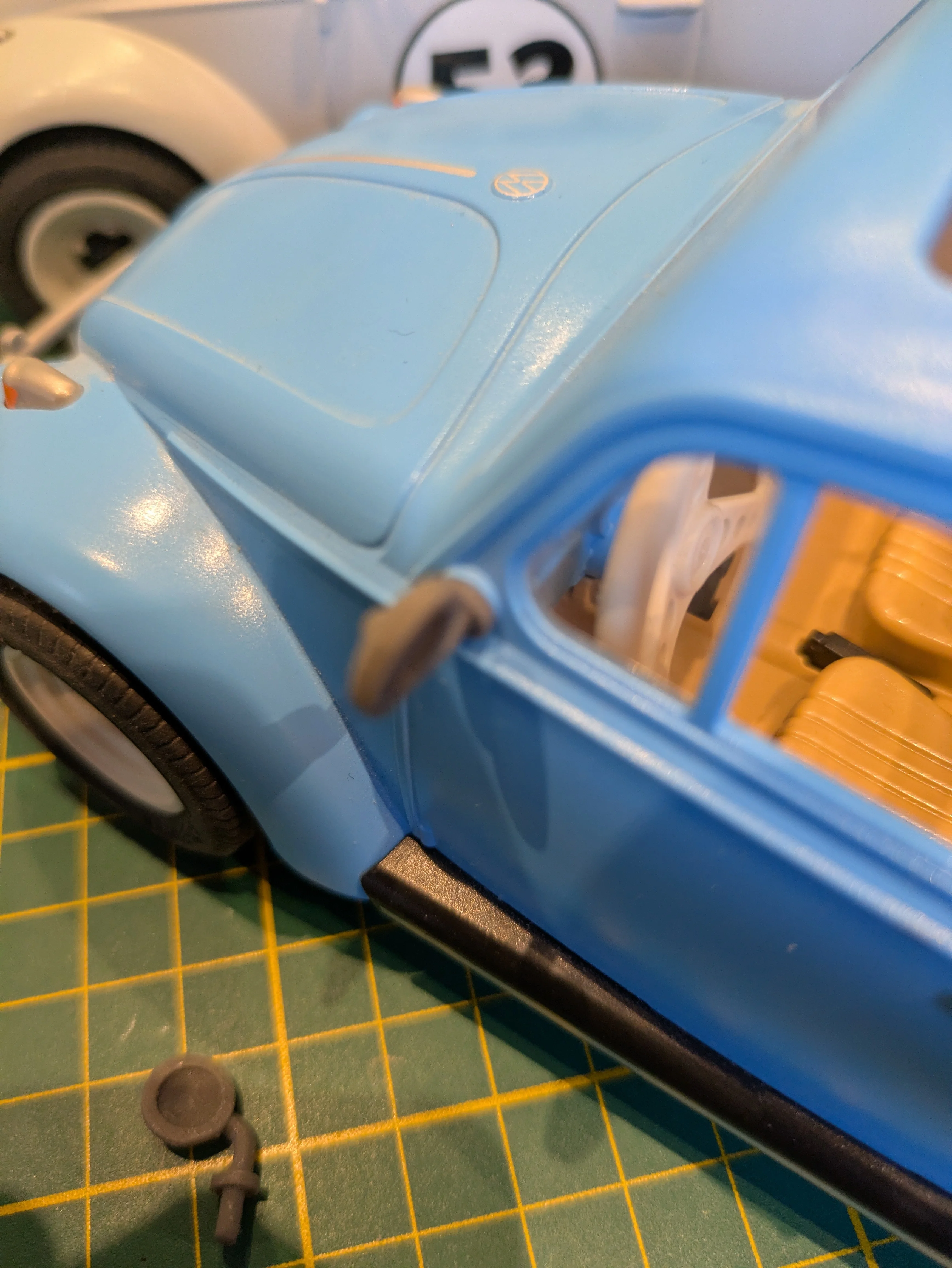 Custom Cinéma Playmobil 3D - Choupette - Volkswagen Coccinelle 70177 Rétroviseur