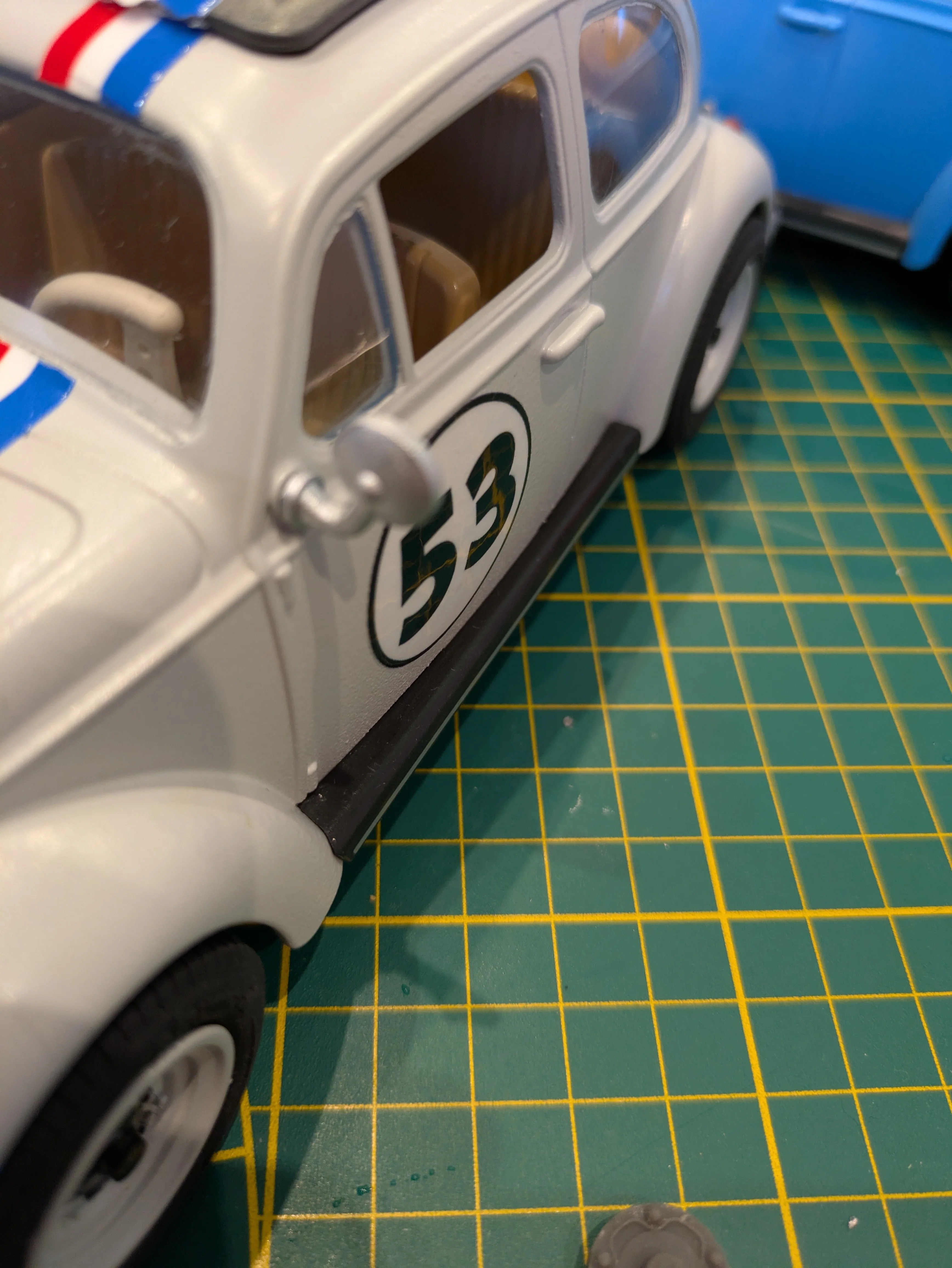 Custom Cinéma Playmobil 3D - Choupette - Volkswagen Coccinelle 70177 Rétroviseur