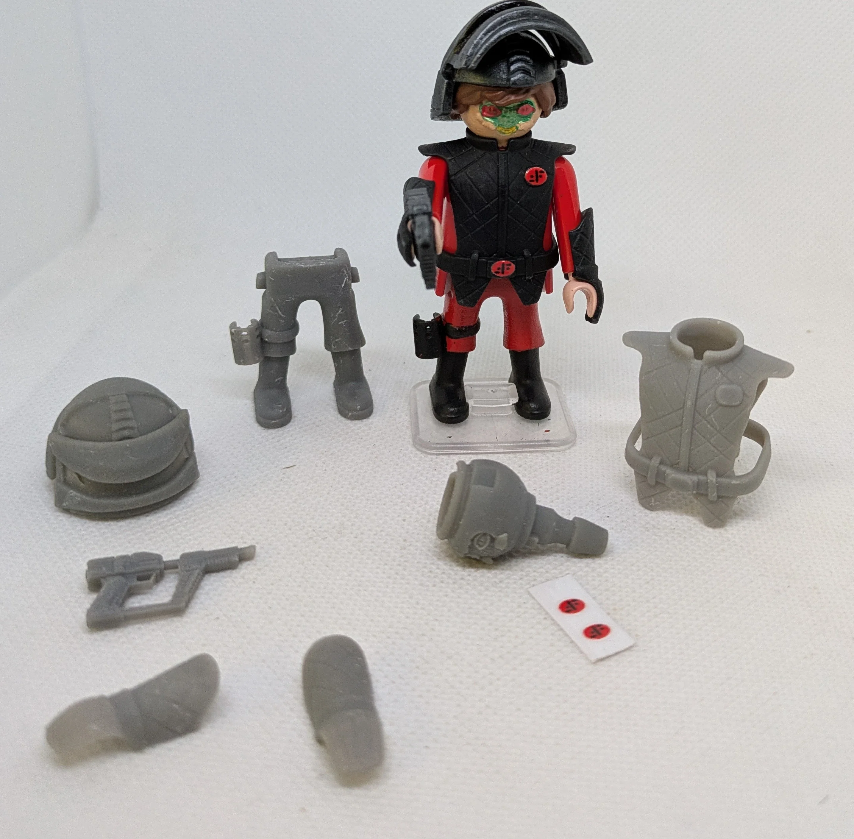 Custom Playmobil Cinéma en impression 3D - 1 kit V - Visiteur - Alien - N 01