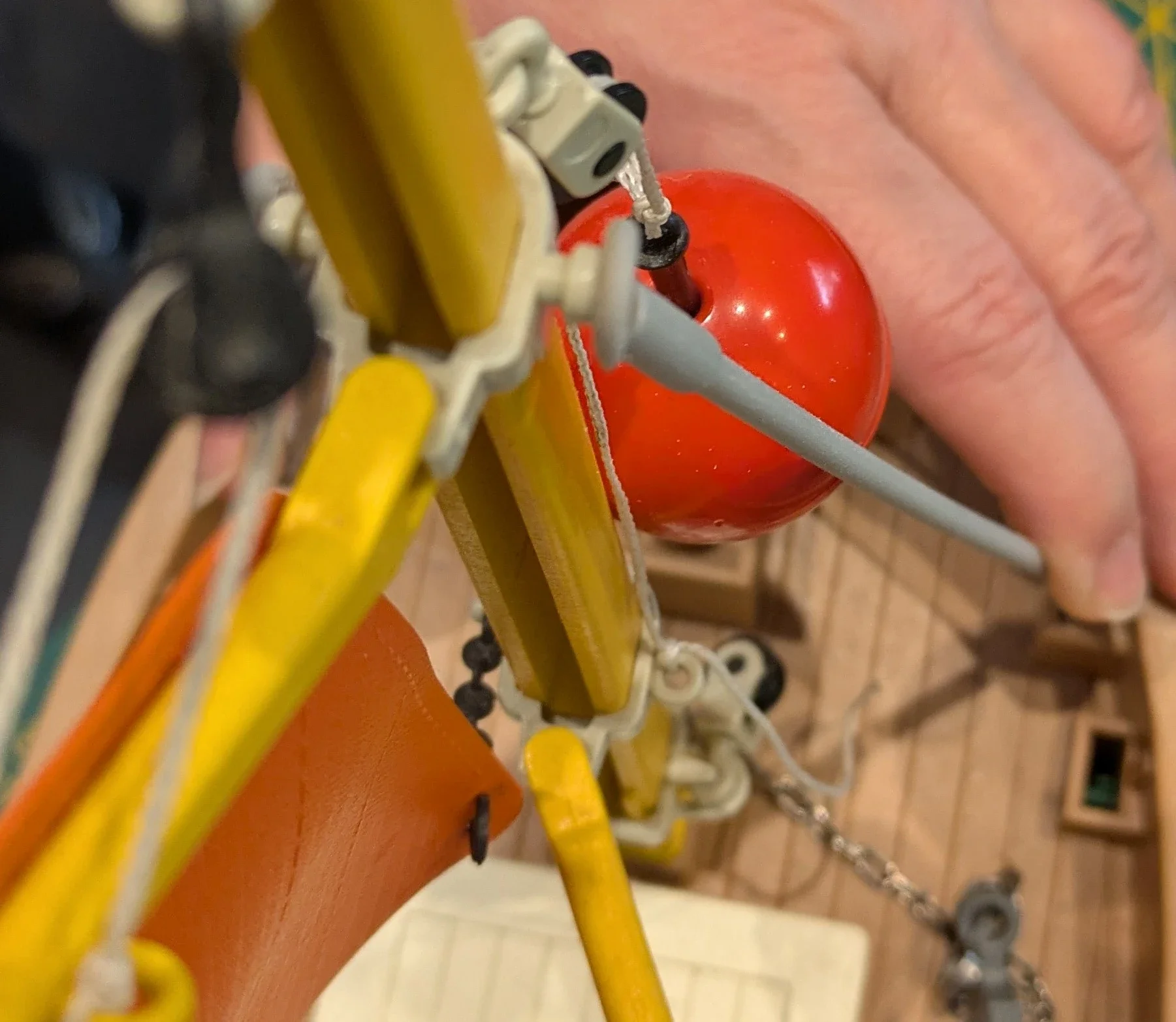 3551 Custom compatible Playmobil en 3D - 2 haubans pour bateau Suzanne