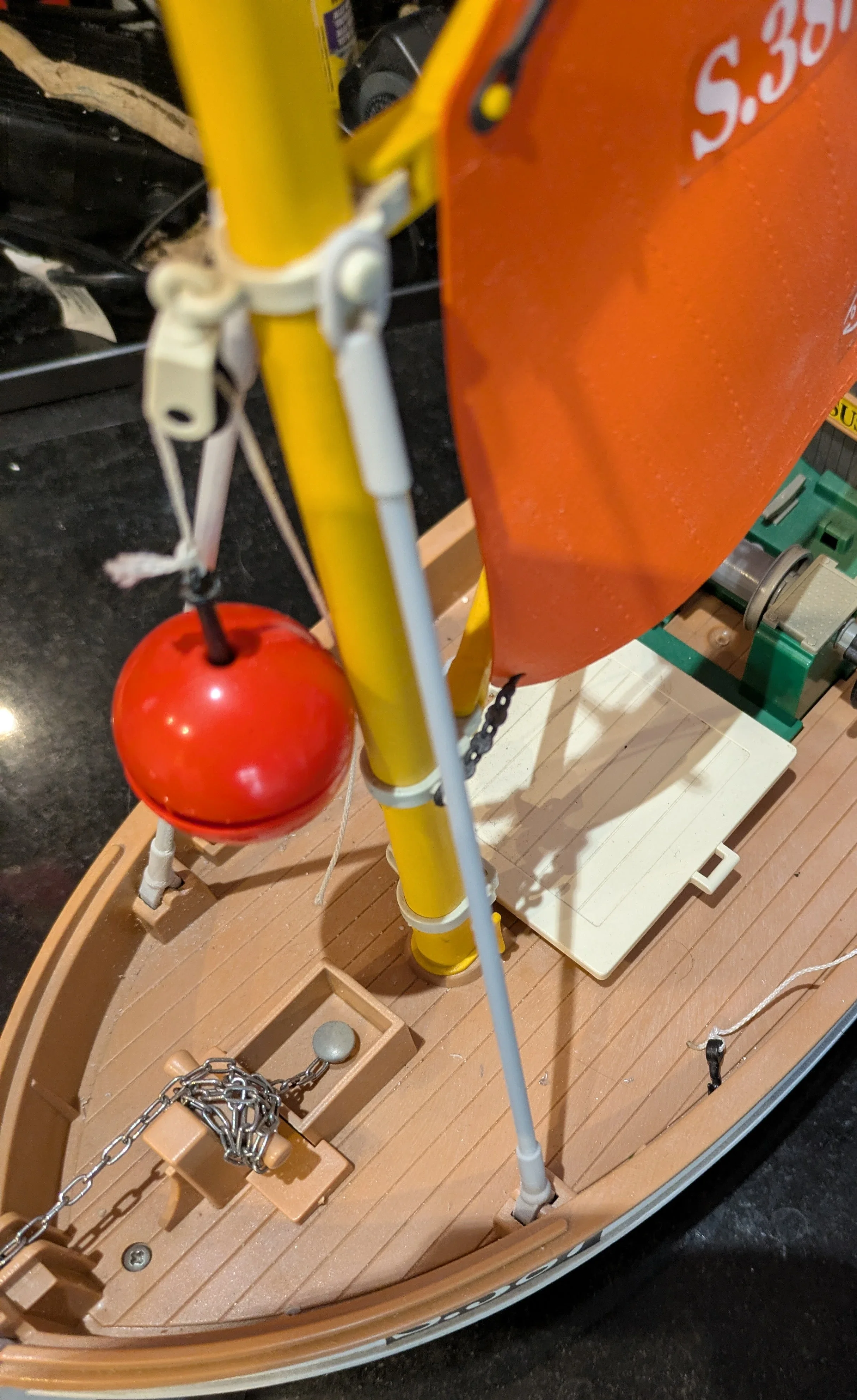 3551 Custom compatible Playmobil en 3D - 2 haubans pour bateau Suzanne